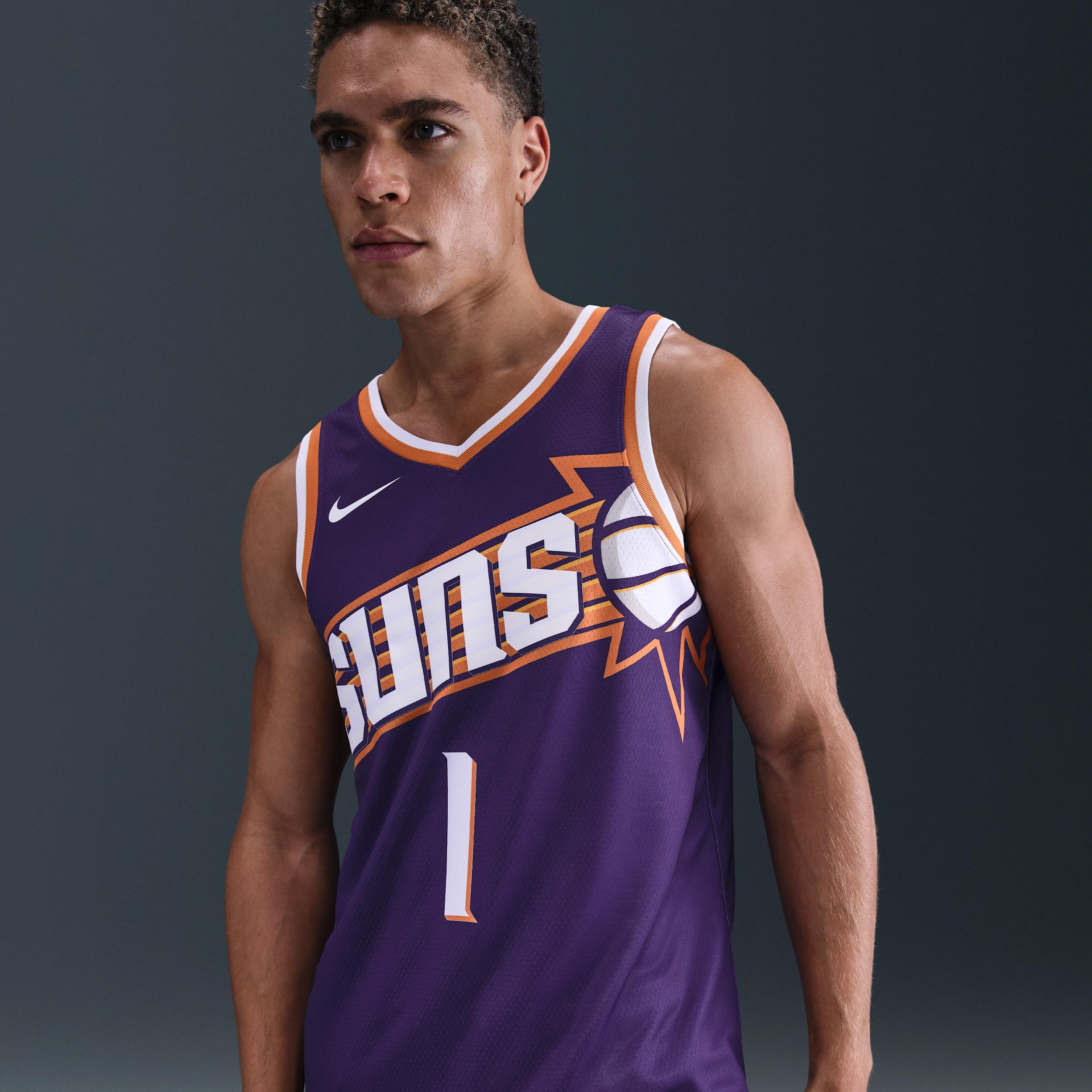 Phoenix Suns Icon Edition Nike Mens Dri-FIT NBA Swingman Jersey | DV4855-566 Product Image