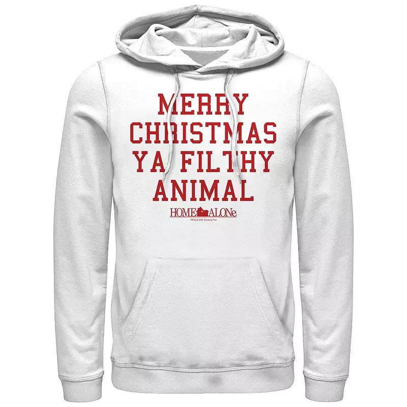 Big & Tall Home Alone Merry Christmas Ya Filthy Animal Graphic Hoodie, Men's,  Product Image