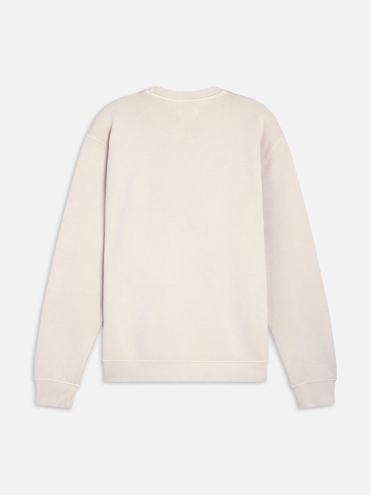 Men's Organic Fleece Crew Neck Sweatshirt Male Product Image