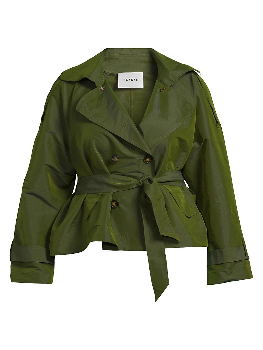 Womens Julia Short Trench Coat Product Image