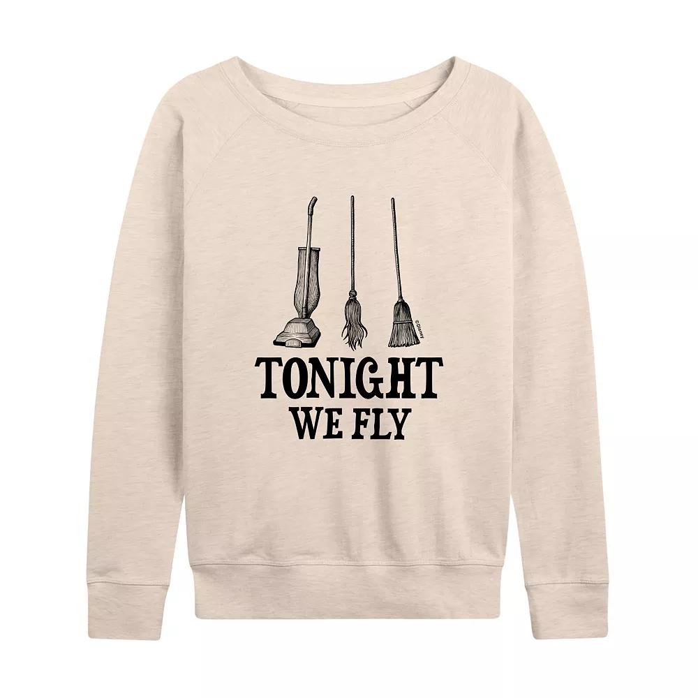 Disney's Hocus Pocus Women's Tonight We Fly French Terry Long Sleeve Tee,  Product Image