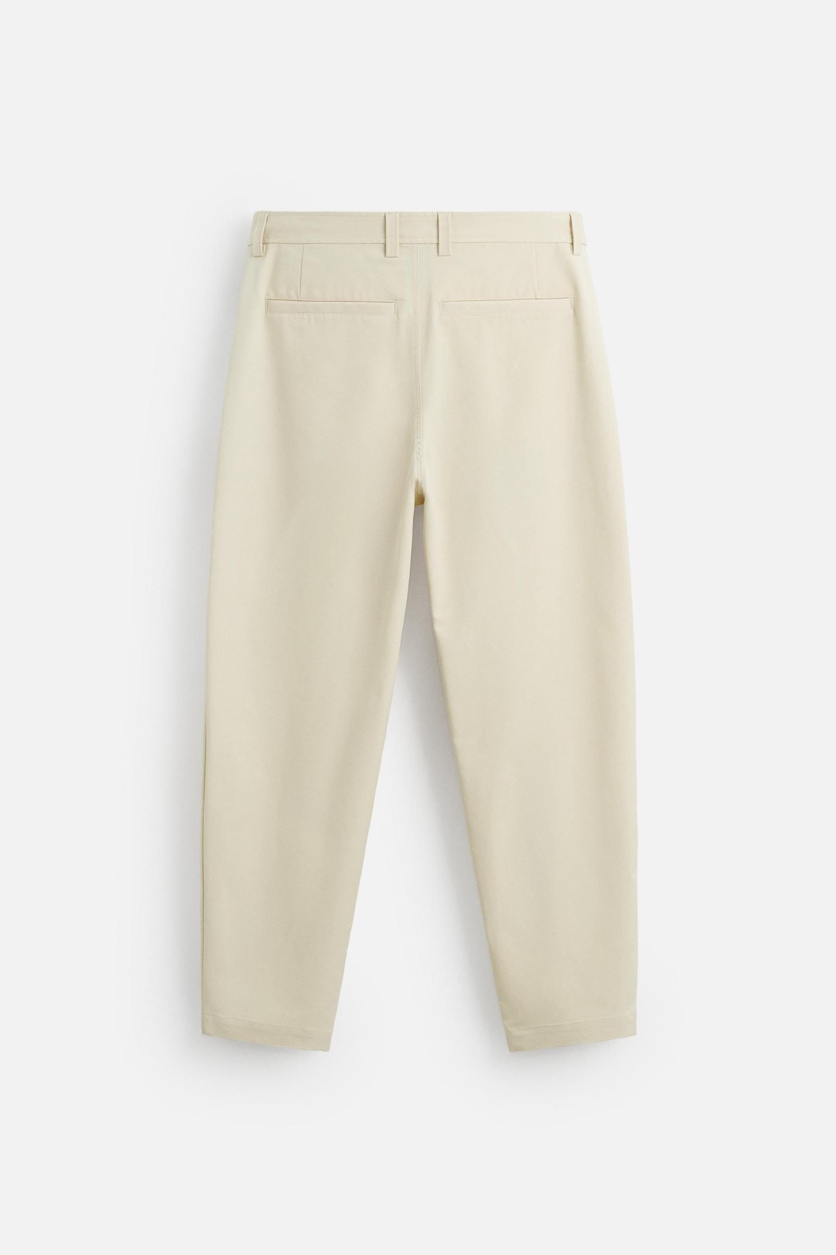 VISCOSE BLEND CHINO PANTS Product Image