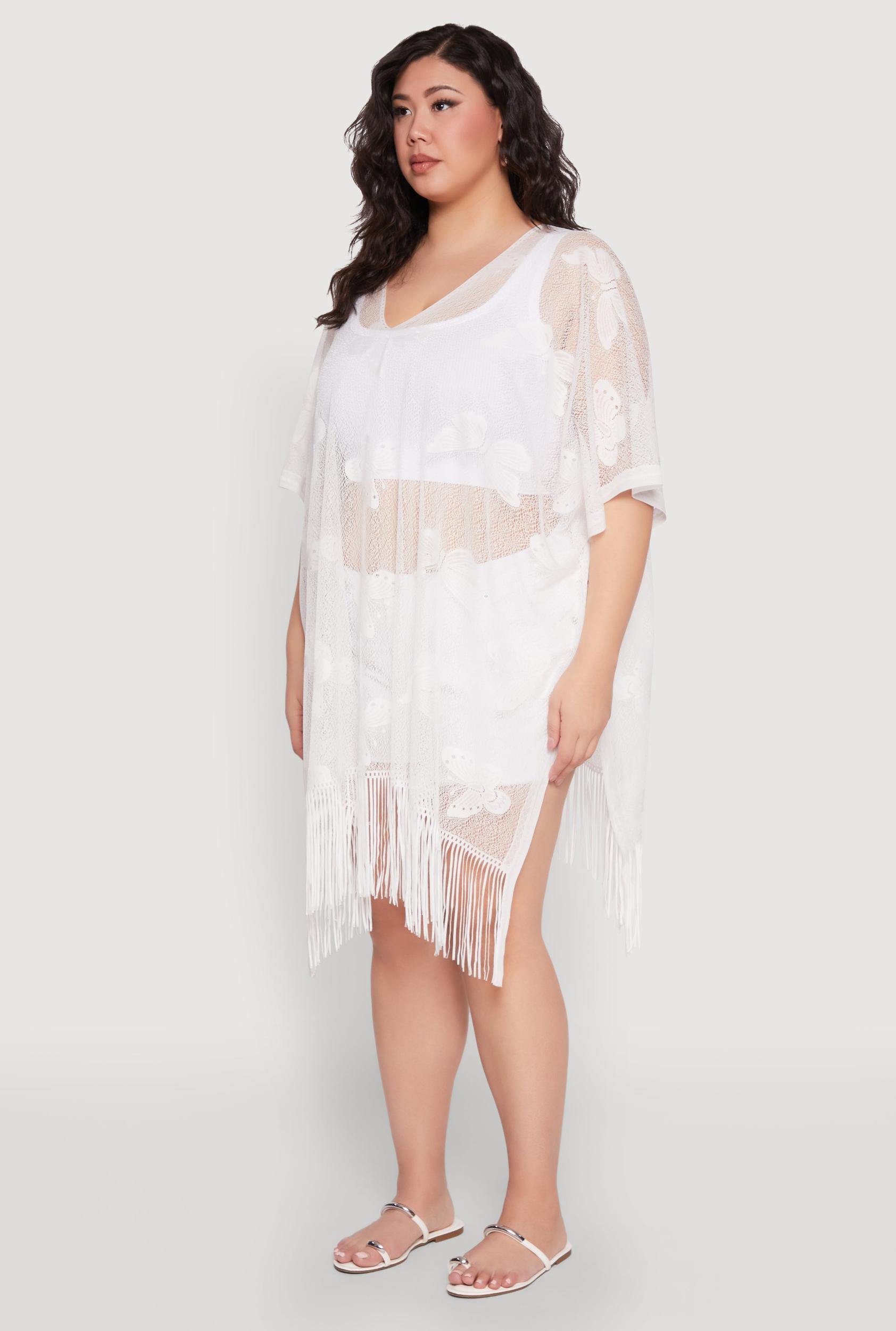 Butterfly Fringe Swim Cover Up Female Product Image
