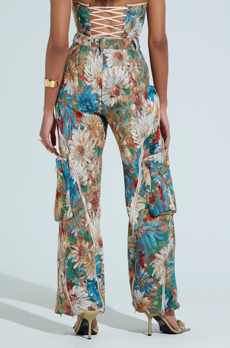 FANTASY CAPTURED COLORFUL CARGO PANT Product Image