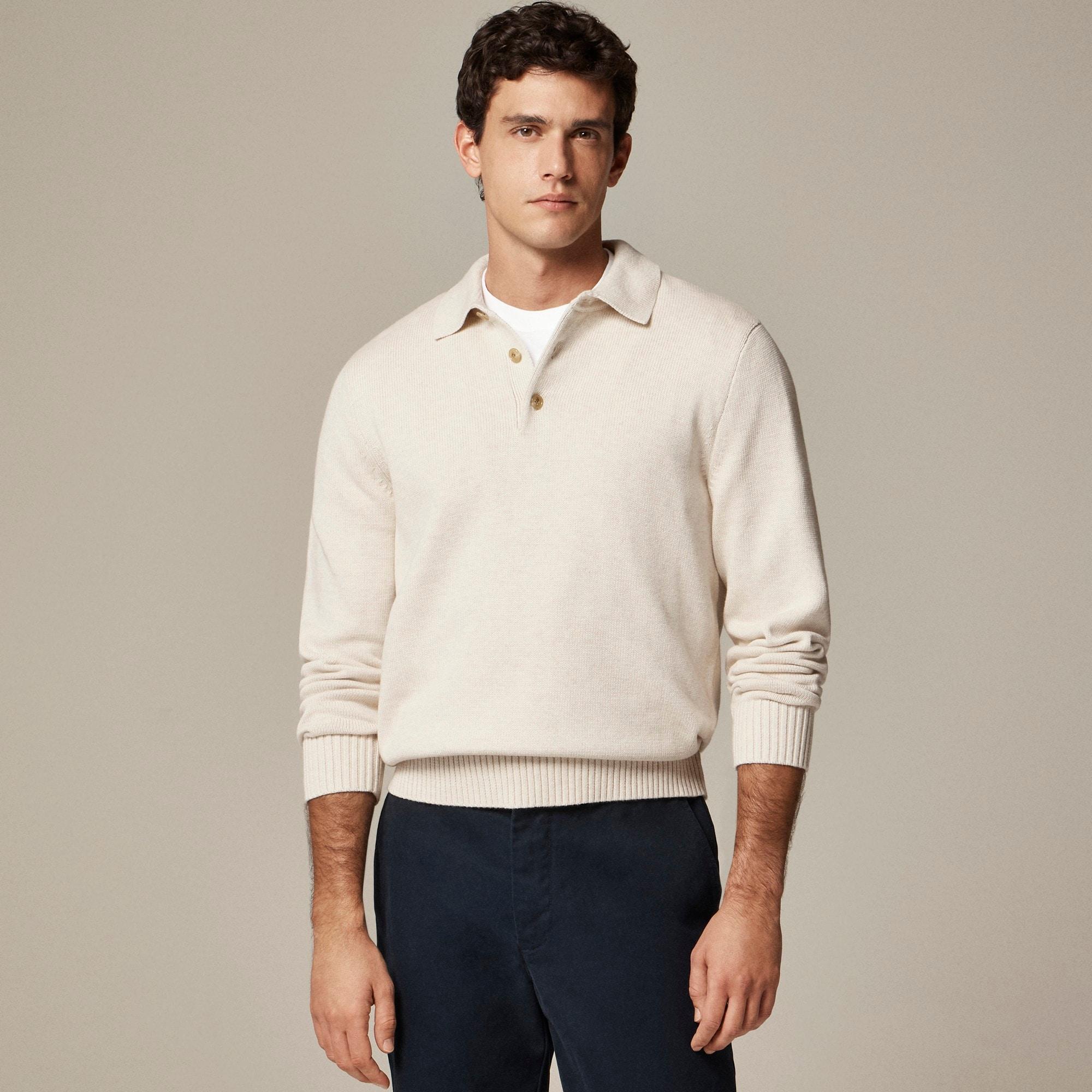 Heritage cotton sweater-polo Product Image