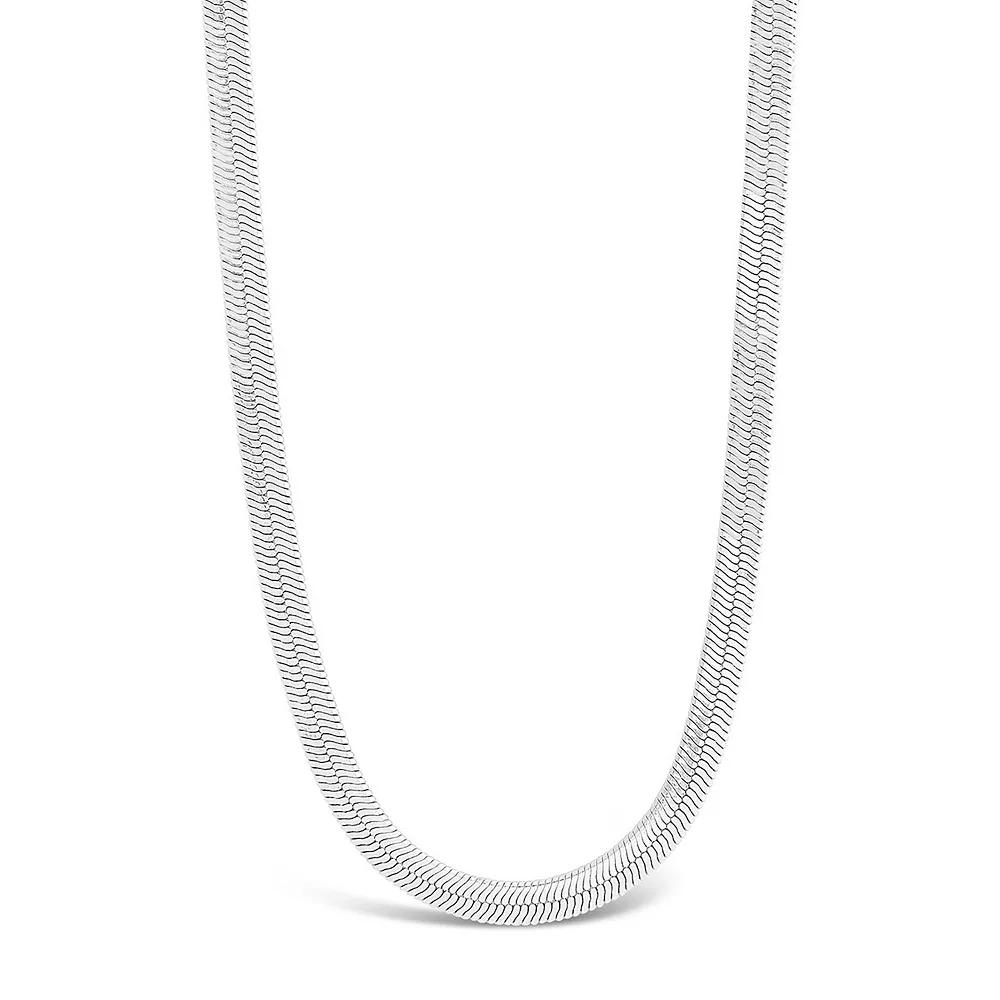 MC Collective Herringbone Chain, Womens Silver Tone Product Image
