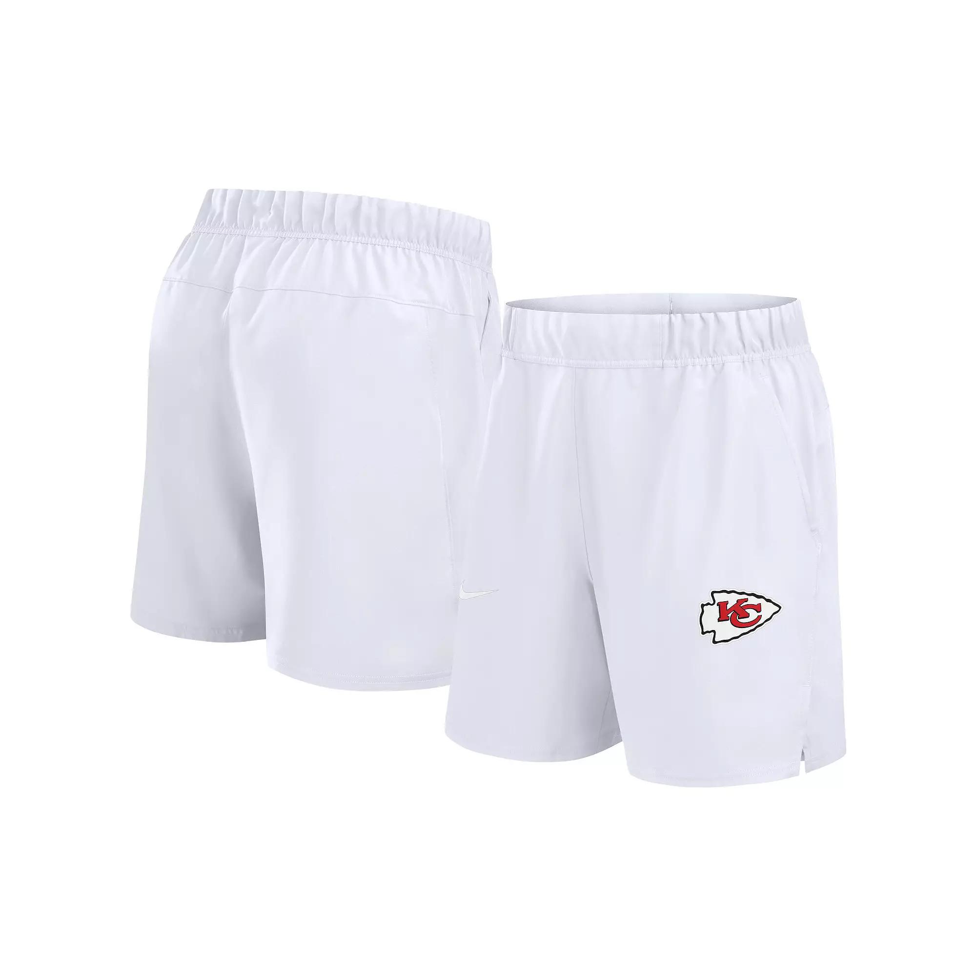 Men's Nike White Kansas City Chiefs Blitz Victory Performance Shorts,  Product Image
