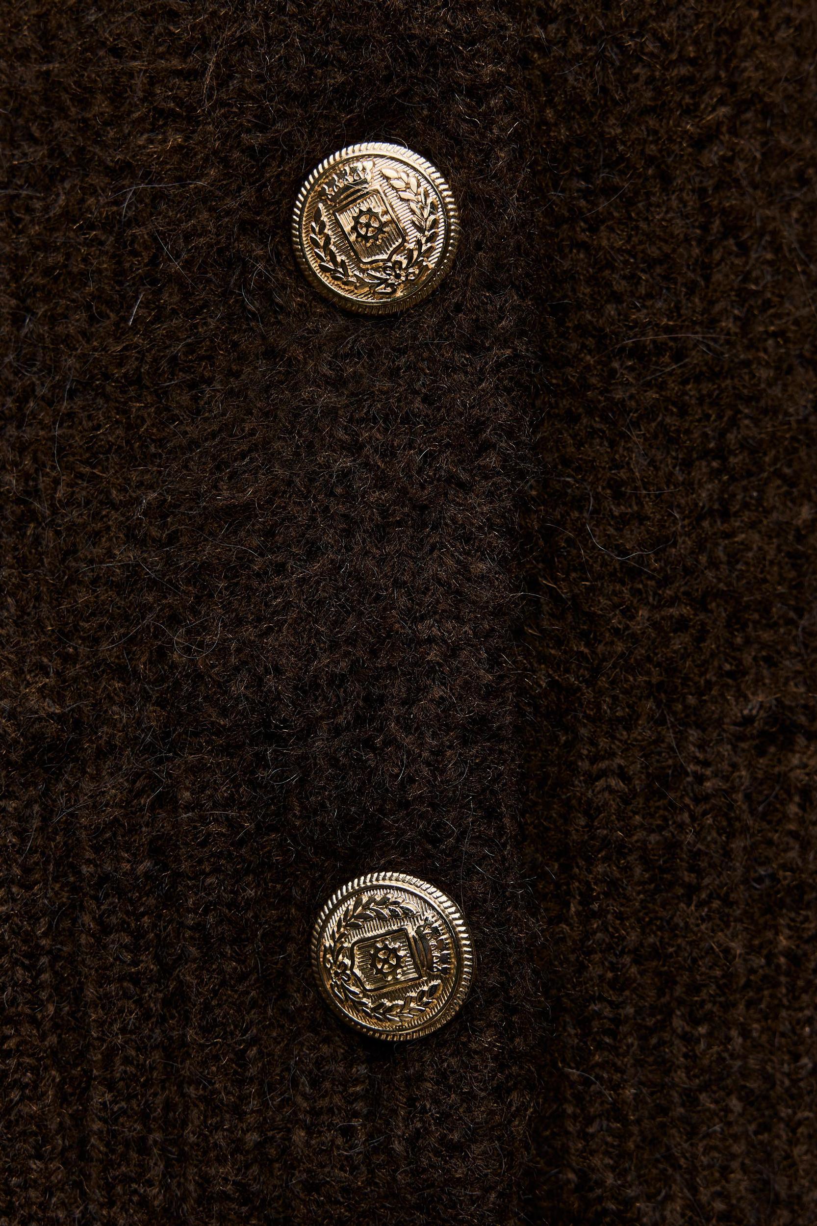 KNIT JACQUARD CARDIGAN Product Image