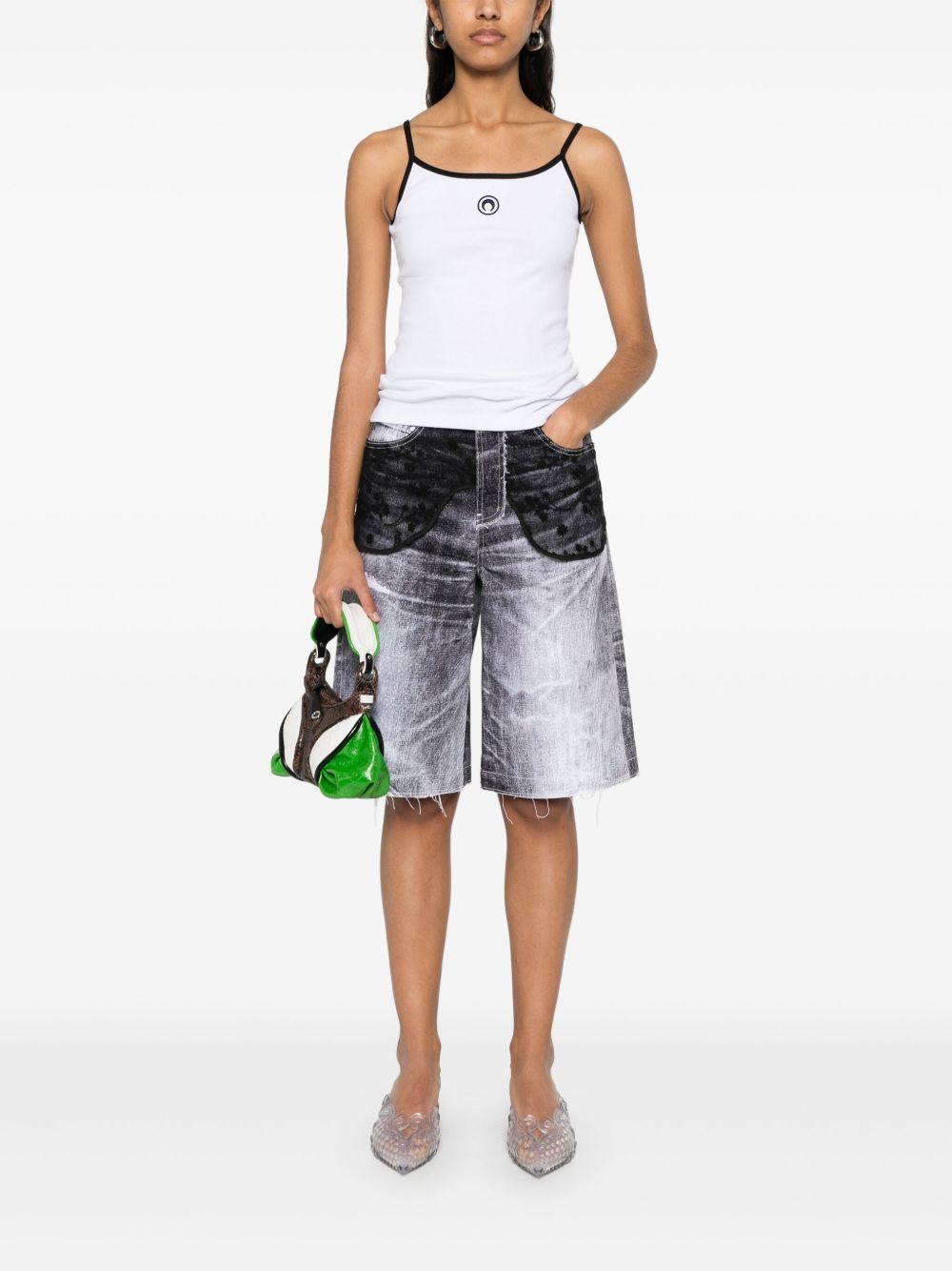 Moon Logo Ribbed tank top Product Image