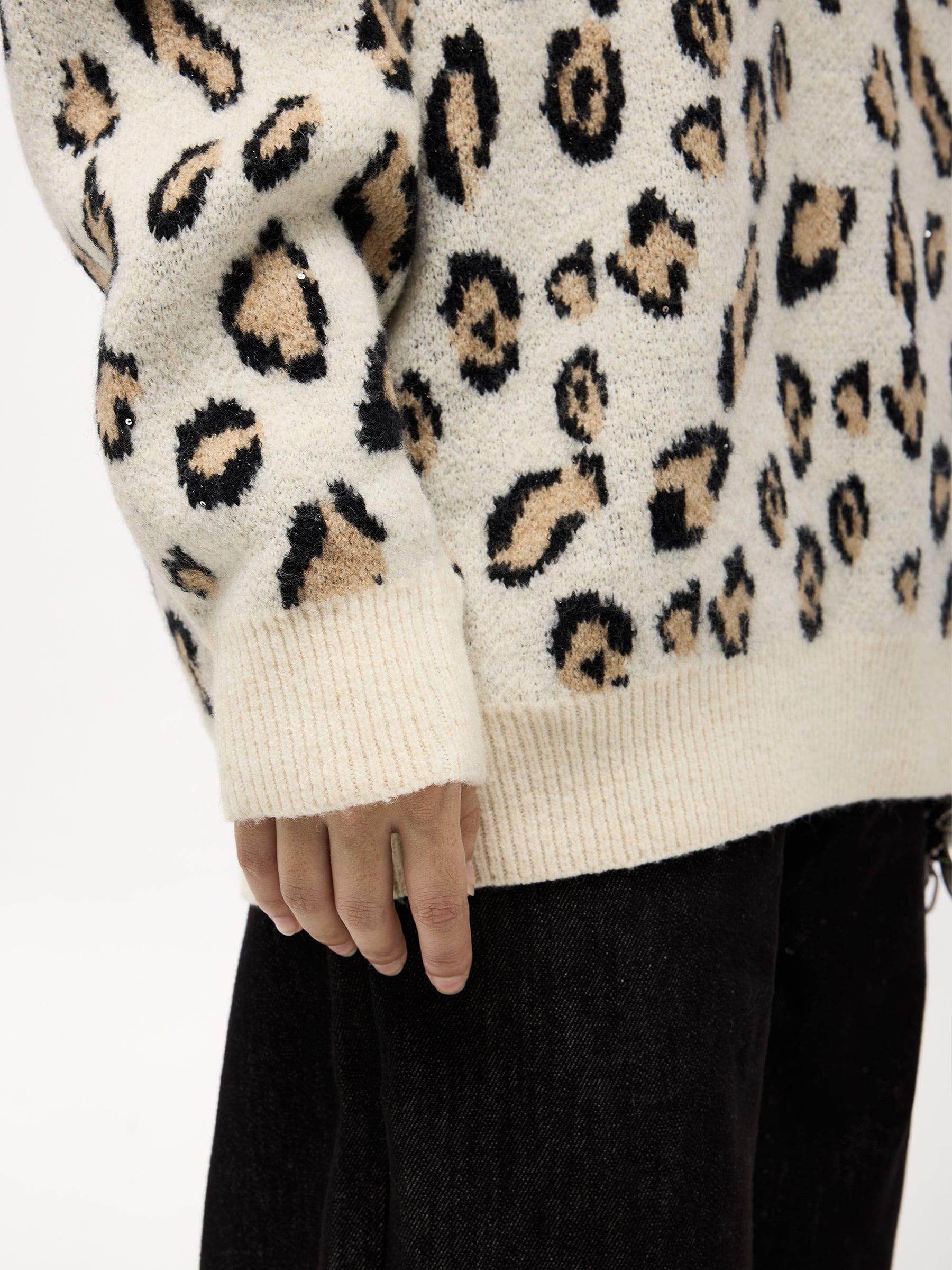 Aelfric Eden Leopard Graphic Sweater Product Image