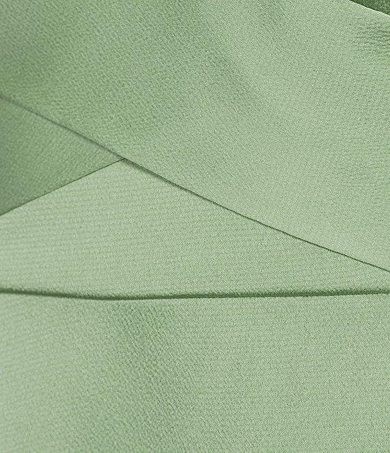 B. Darlin Short Sleeve Sweetheart Neckline Bubble Satin Romper Product Image