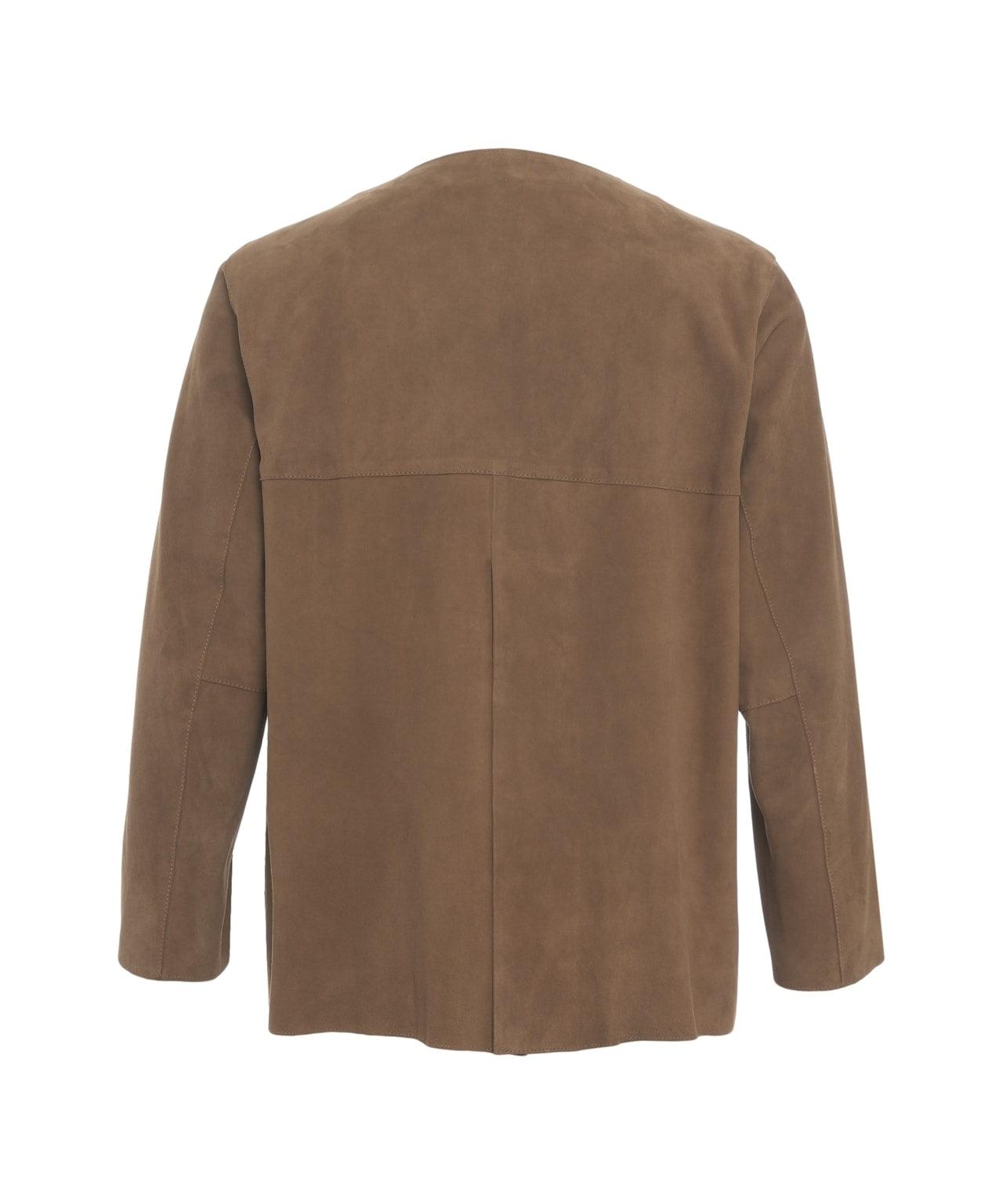 Suede leather jacket 'Domaine' Product Image