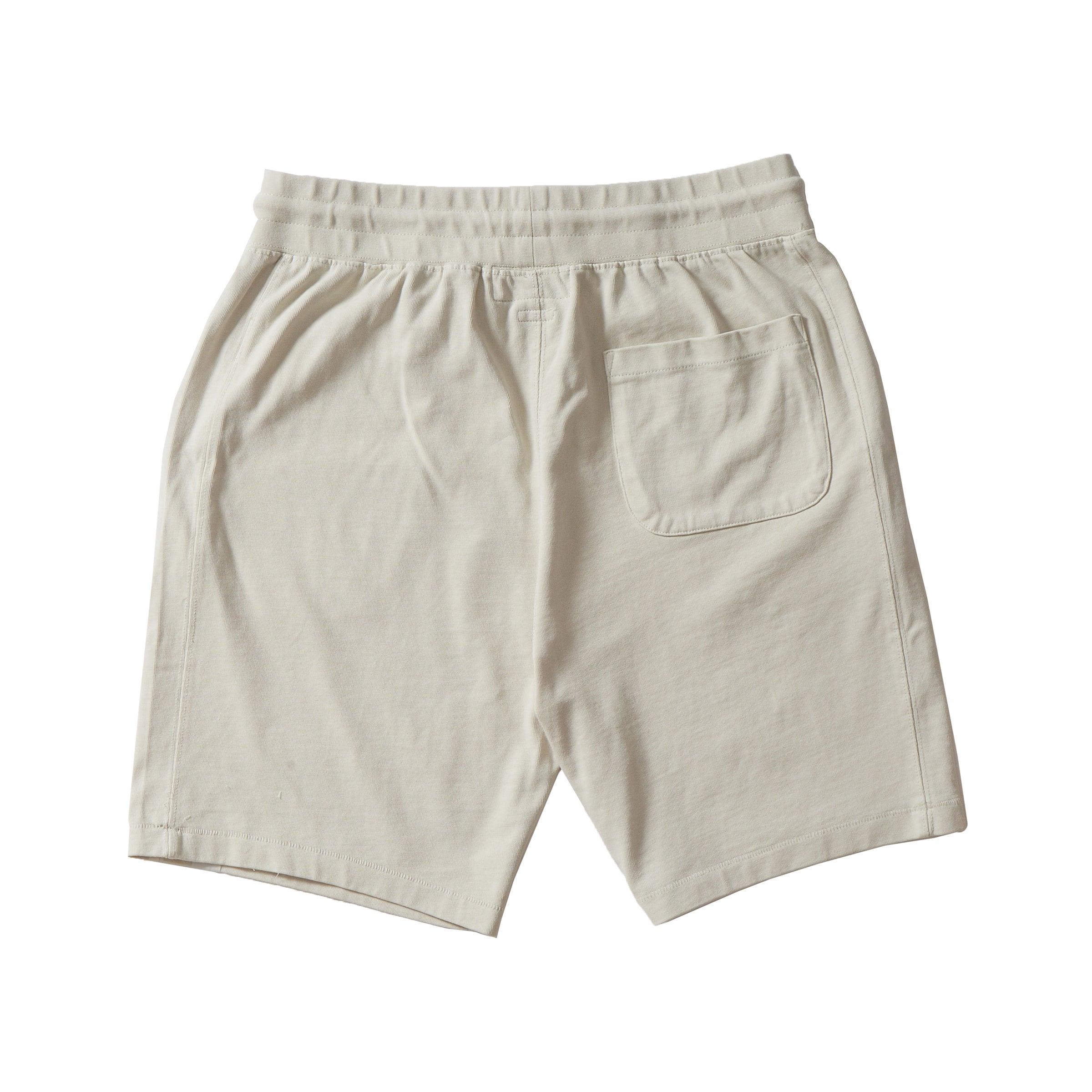 Elevated Jersey Draw Cord Shorts 8" - Light Pebble Product Image