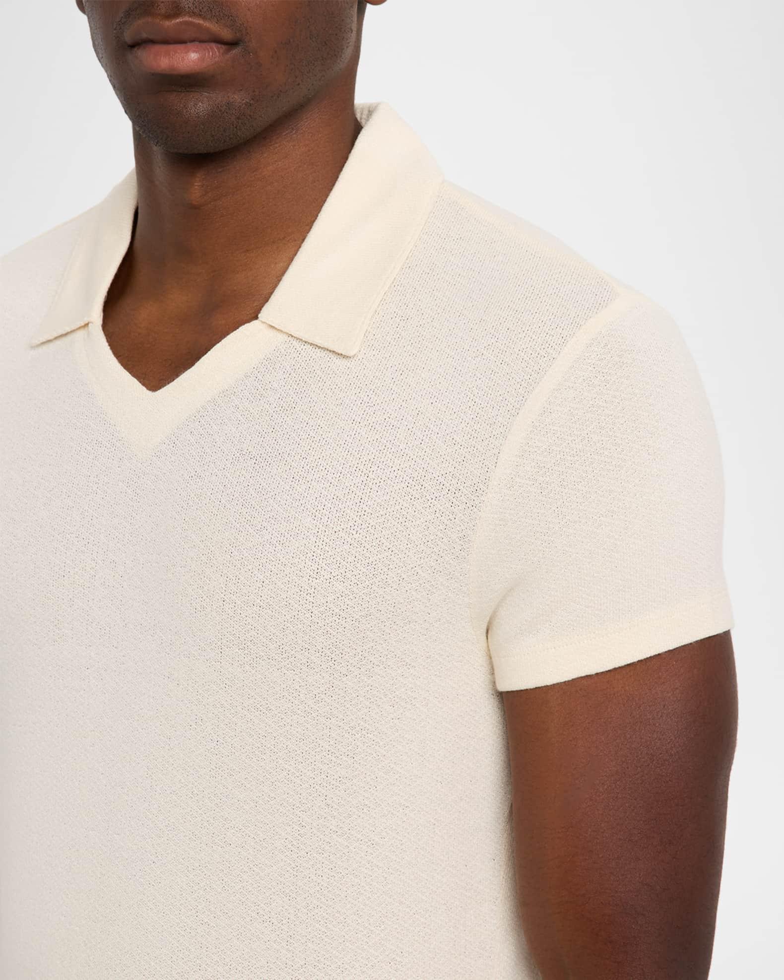 Men's Slim Fit Johnny Collar Polo Shirt Product Image