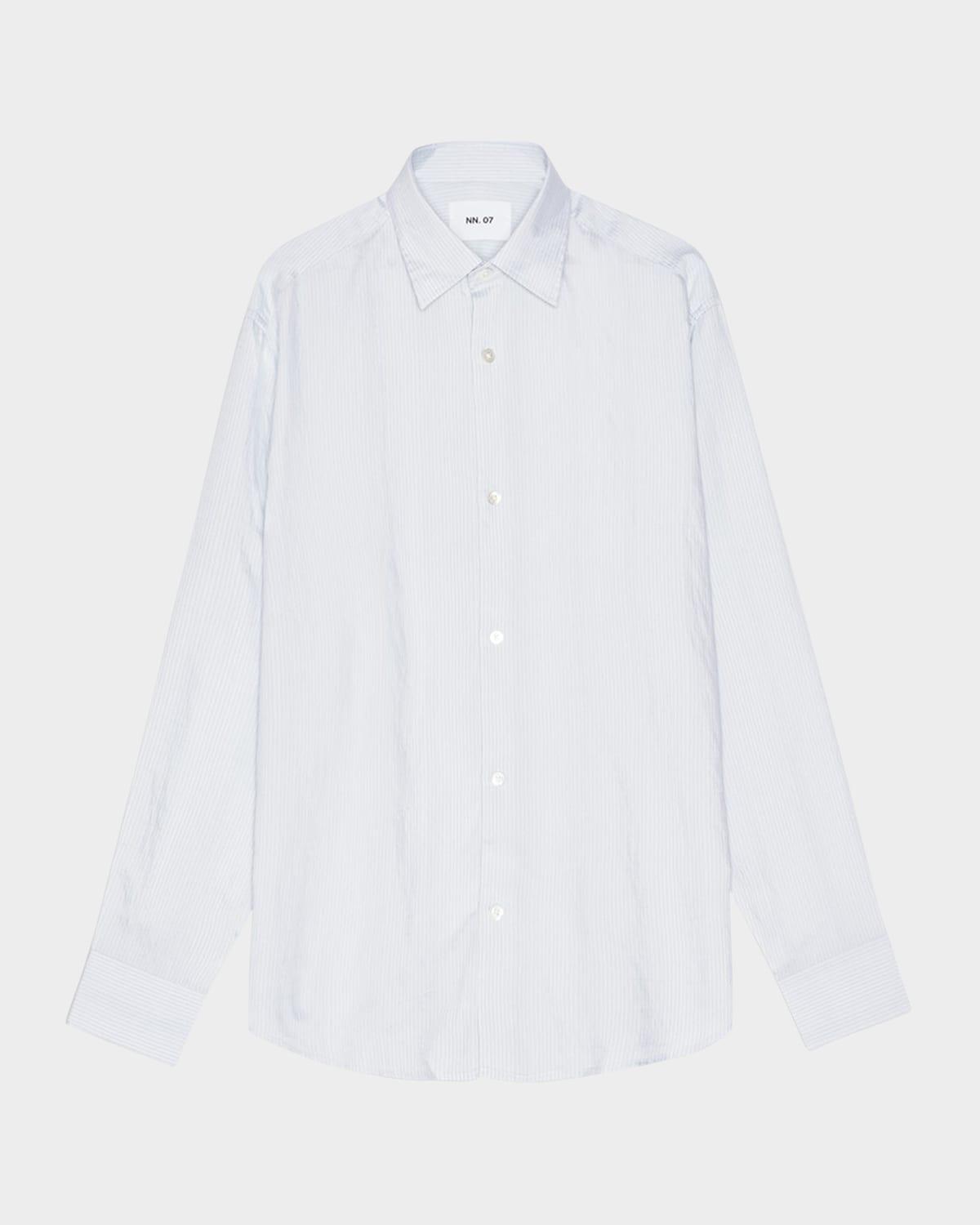 NN07 Freddy Shirt in Baby Blue Product Image