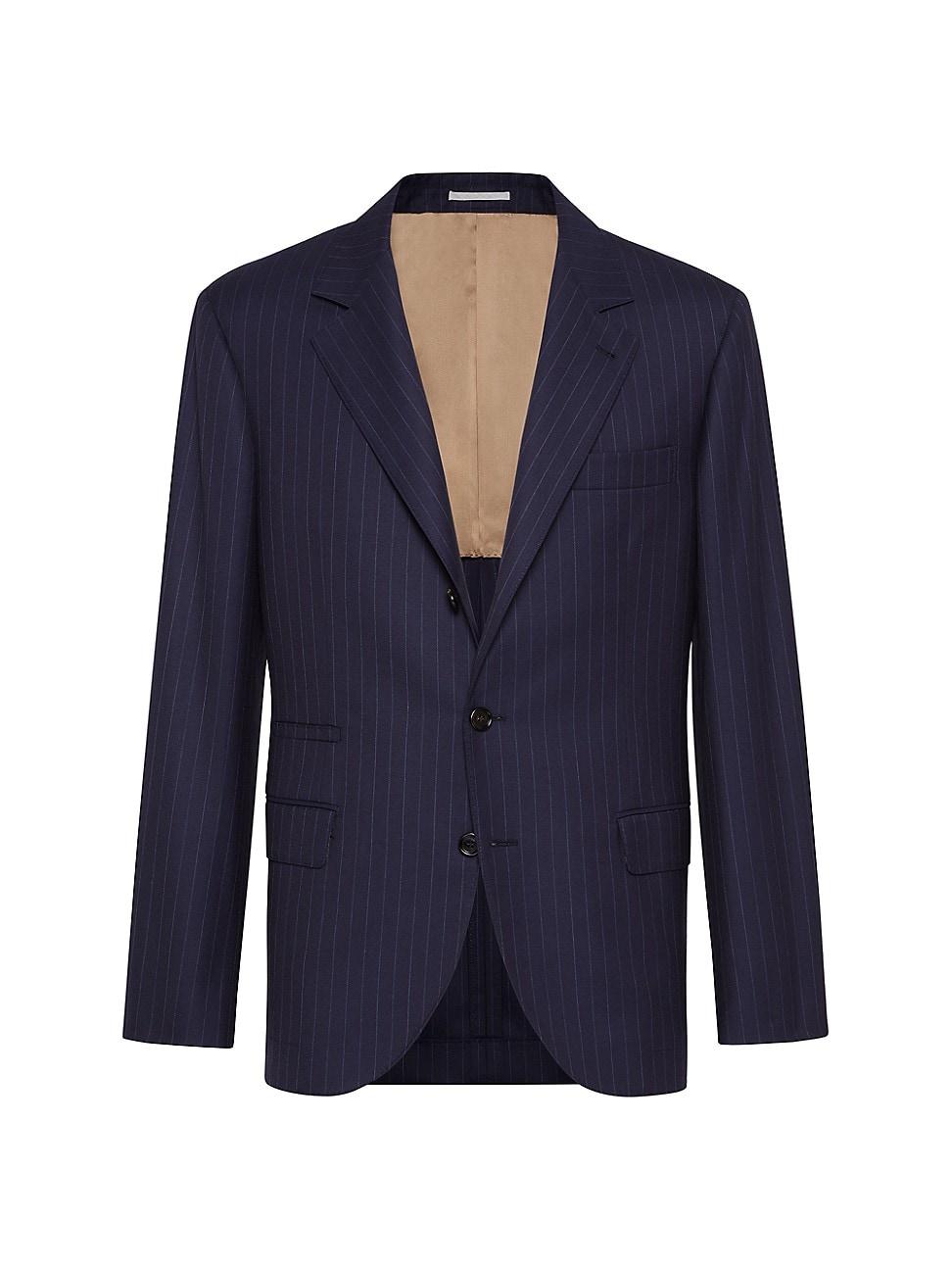 Mens Virgin Wool Chalk Stripe Batavia Blazer Product Image