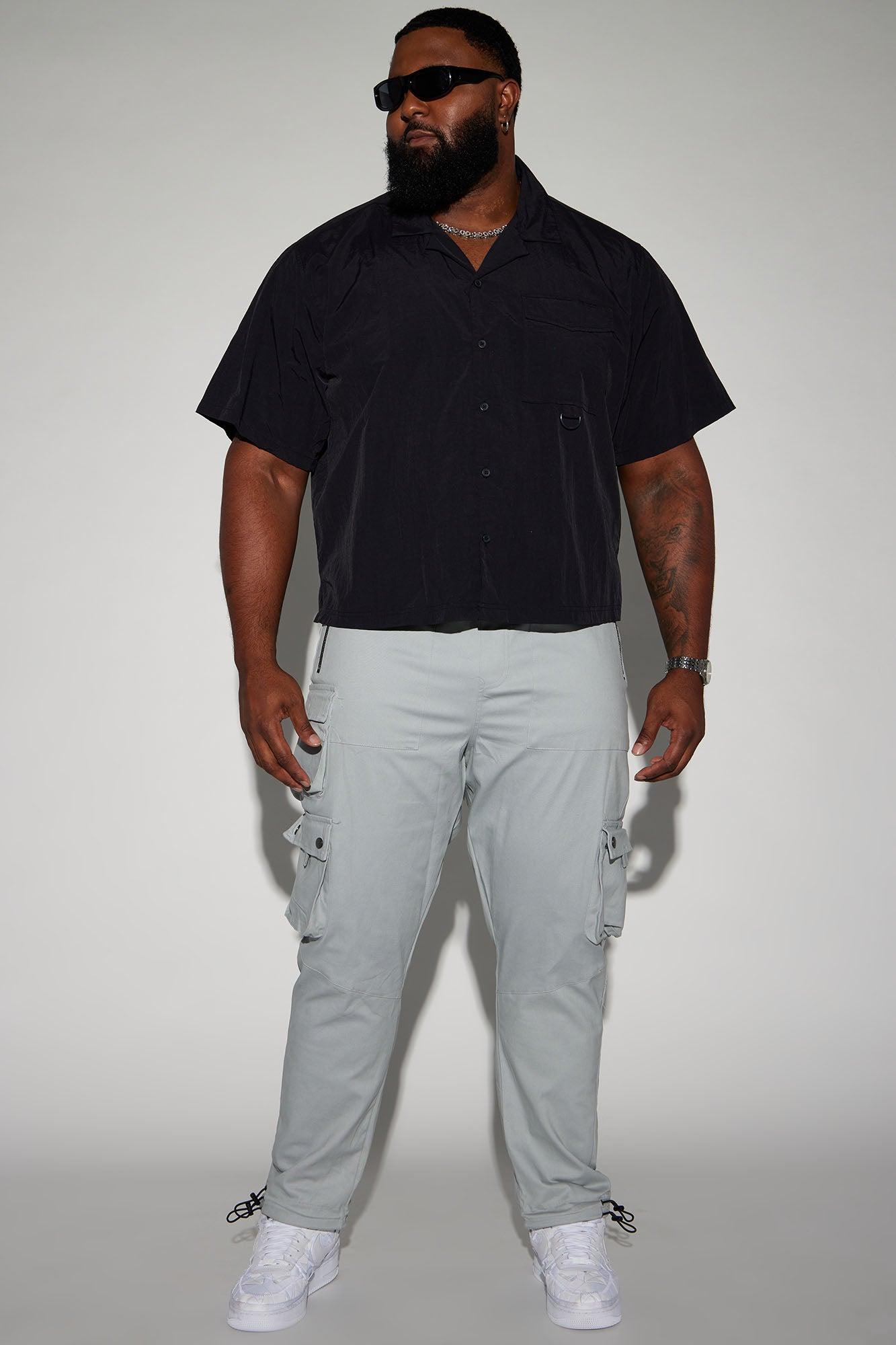 Roaming Twill Cargo Pants - Grey Product Image