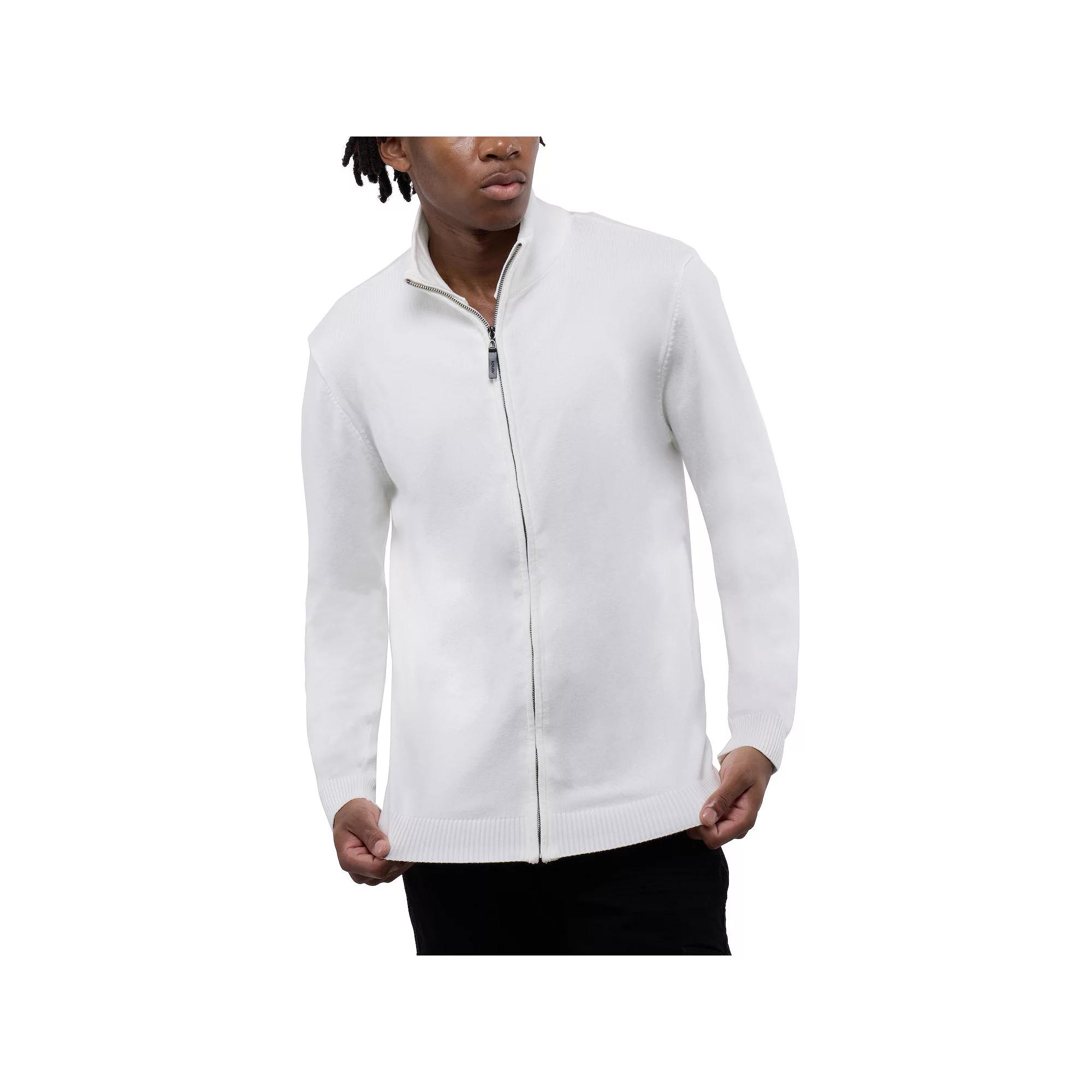 Men's Xray Full Zip Mockneck Sweater,  Product Image