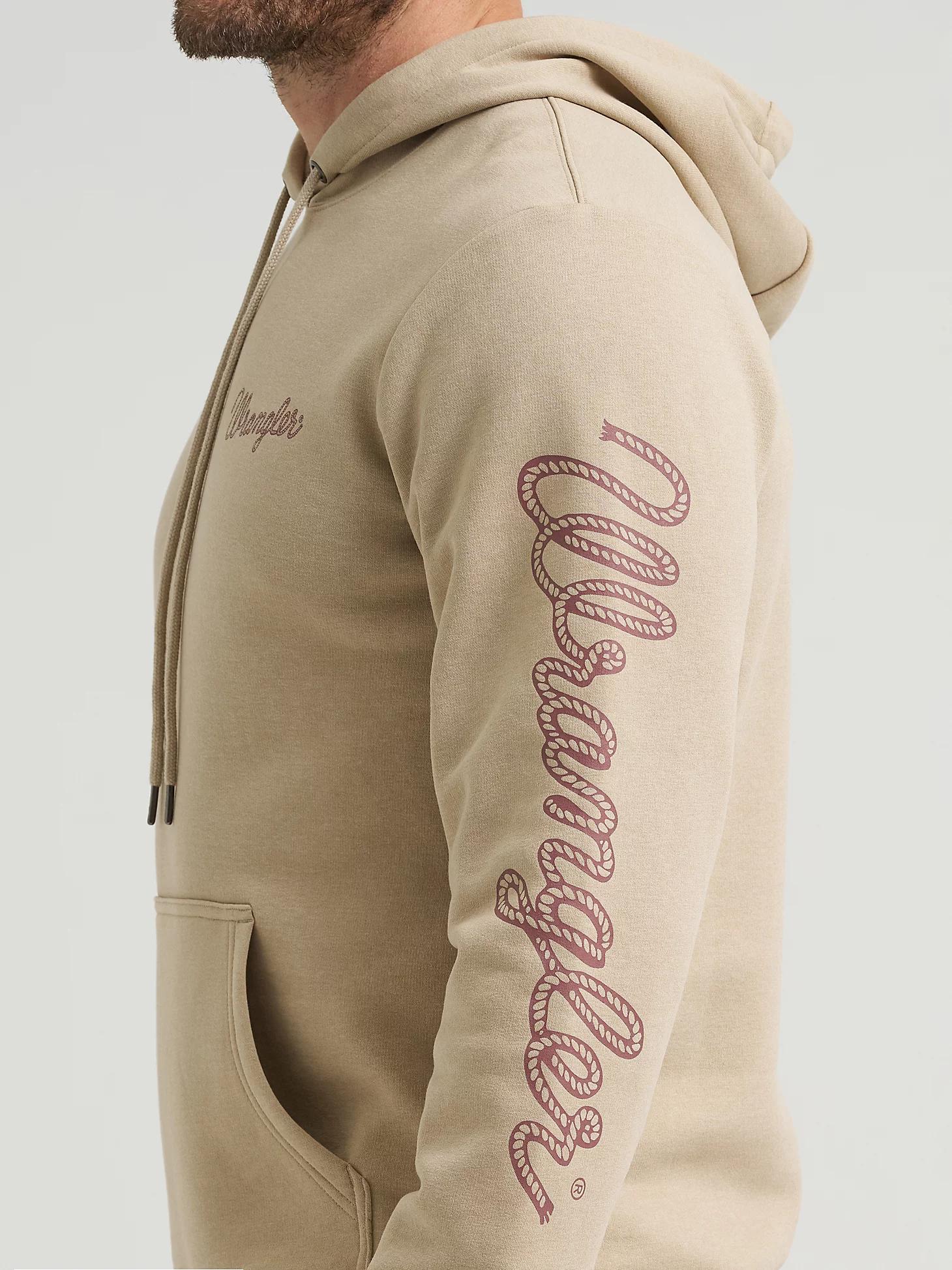 Men's Wrangler® Rope Logo Hoodie in Trench Coat Product Image