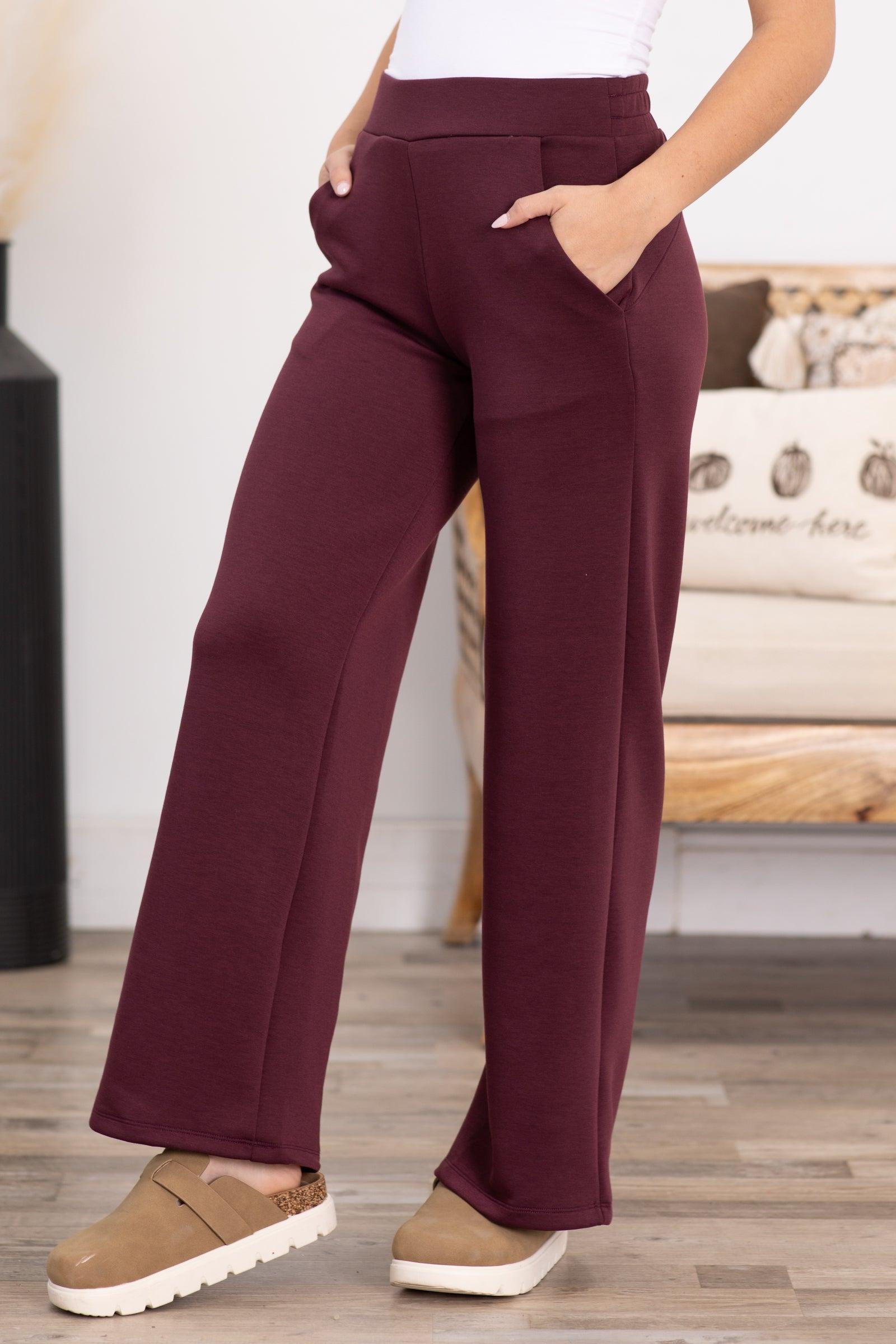 Straight Leg Scuba Lounge Pants Product Image