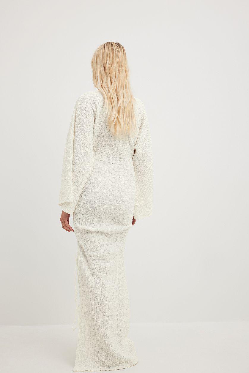 Structured Drawstrings Maxi Dress Product Image