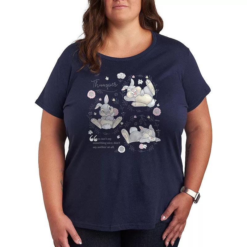 Disney's Bambi Plus Thumper Poses Graphic Tee, Women's,  Product Image