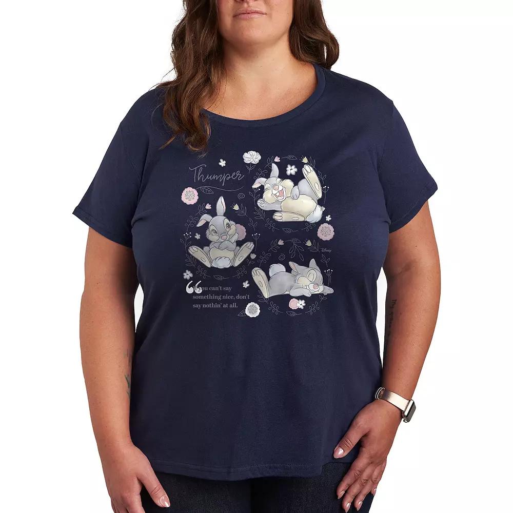 Disney's Bambi Plus Thumper Poses Graphic Tee, Women's,  Product Image