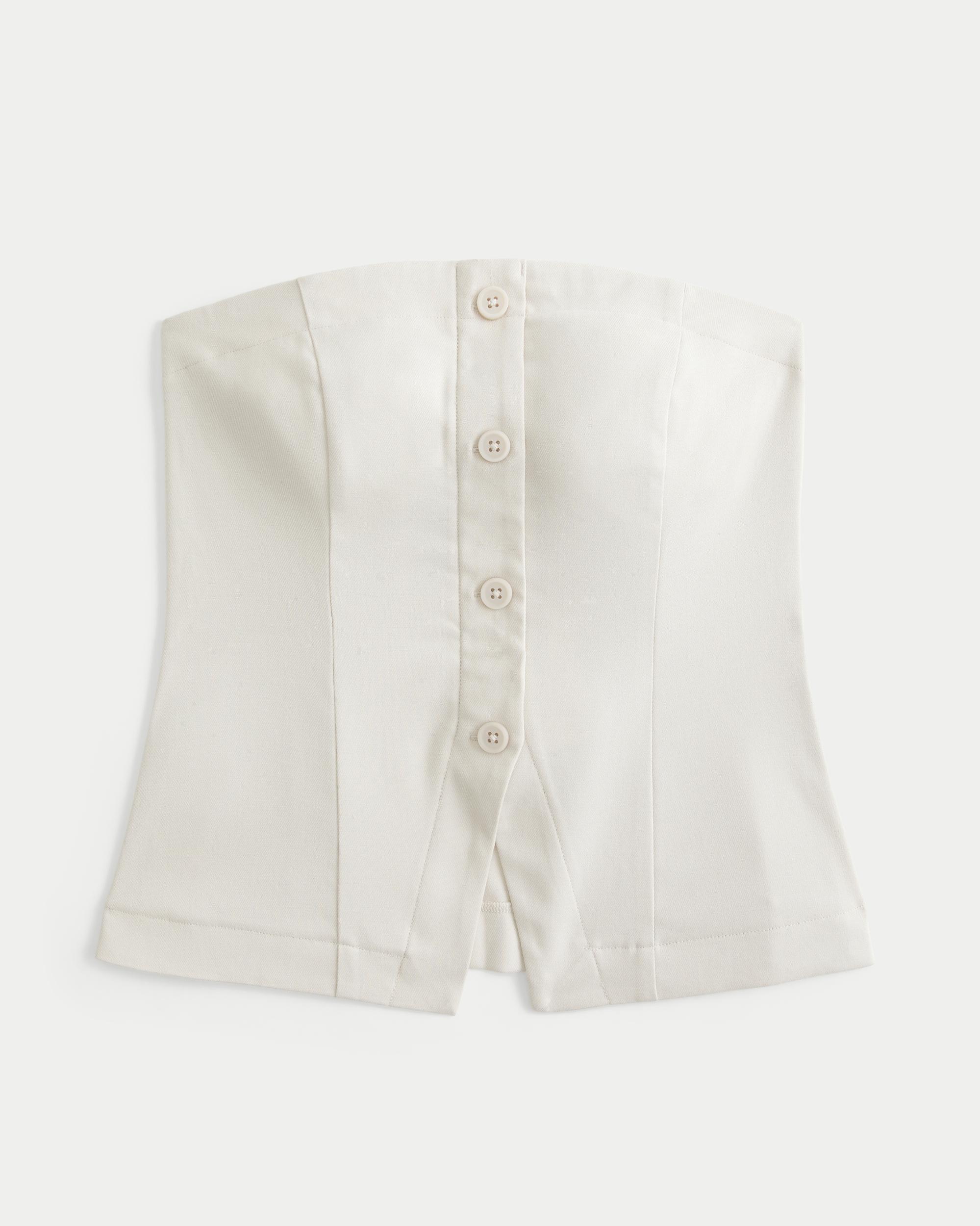 Button-Through Tube Top Product Image