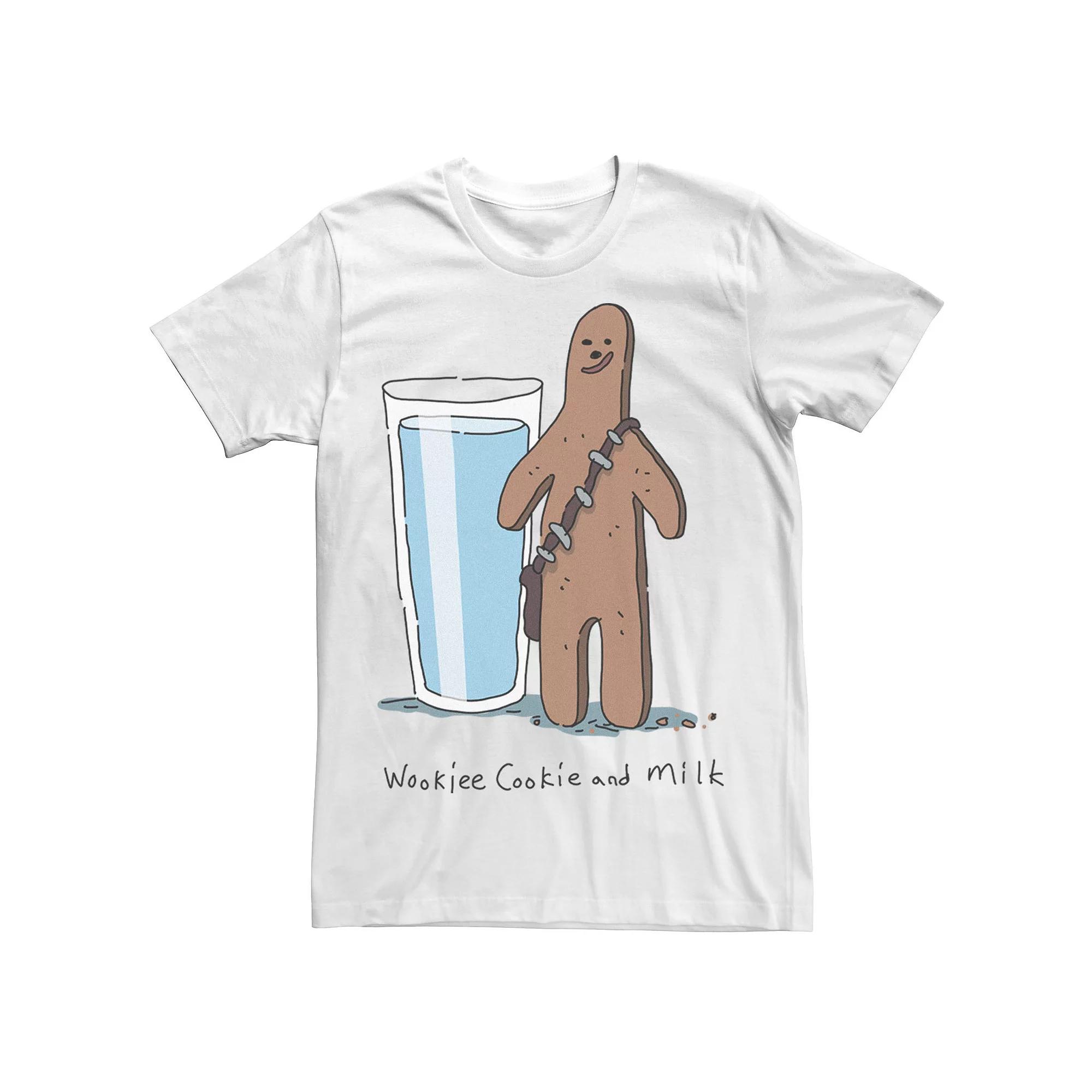 Men's Star Wars Chewbacca Wookiee Cookie And Milk Tee,  Product Image