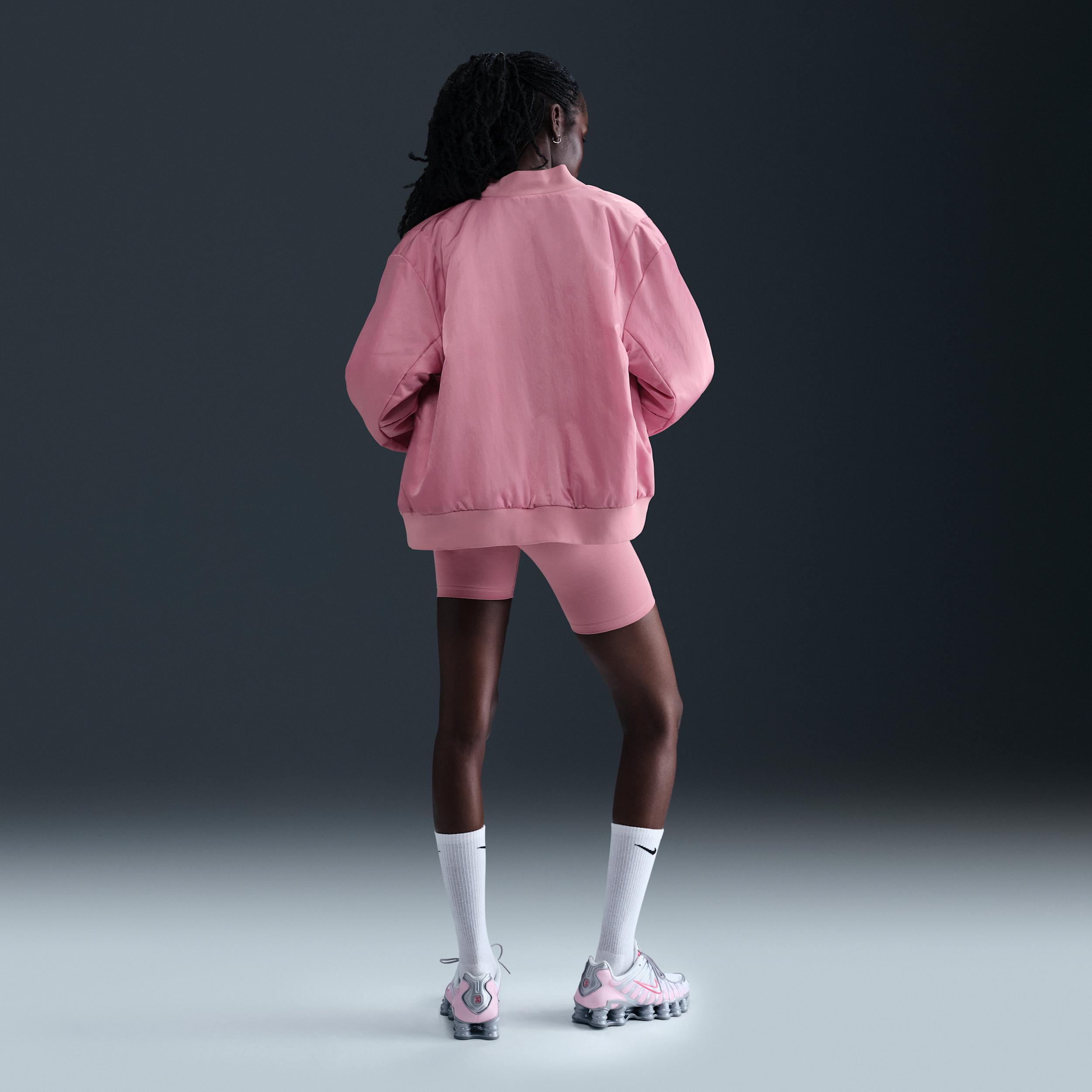 Womens Nike Sportswear Destroyer Oversized Woven Jacket | HJ0971-004 Product Image