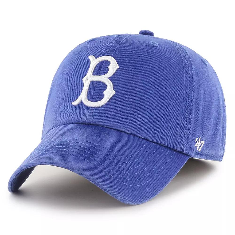 Men's '47 Royal Brooklyn Dodgers Cooperstown Collection Franchise Fitted Hat, Size: Large, Mlb Blue Product Image