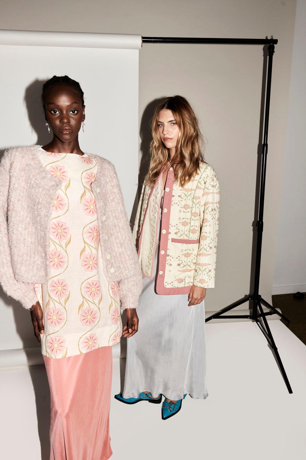 Aftersun Linen Mini Dress Bloom Product Image