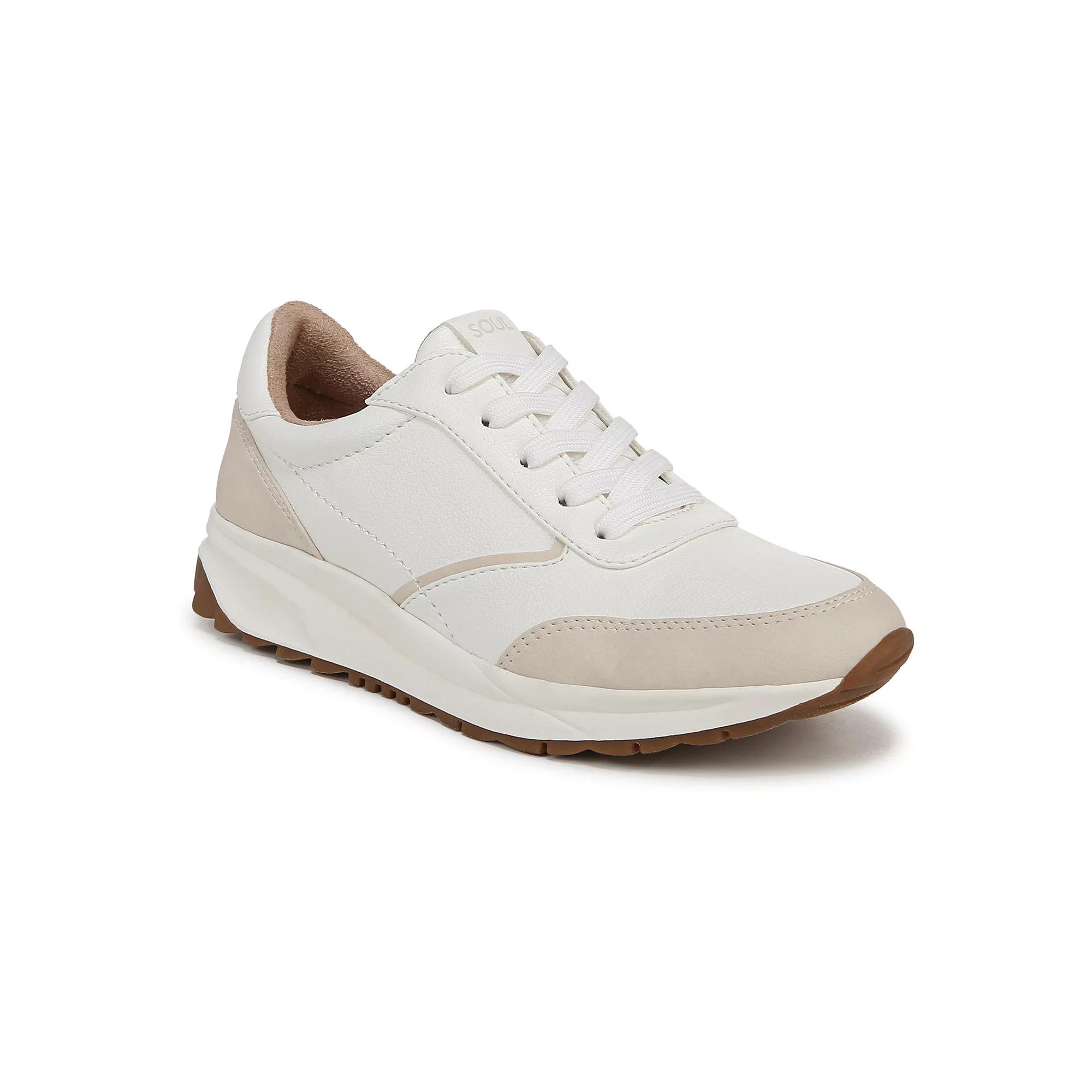 SOUL Naturalizer Jackson Women's Sneakers, Size: 8 Wide, White Beige Product Image