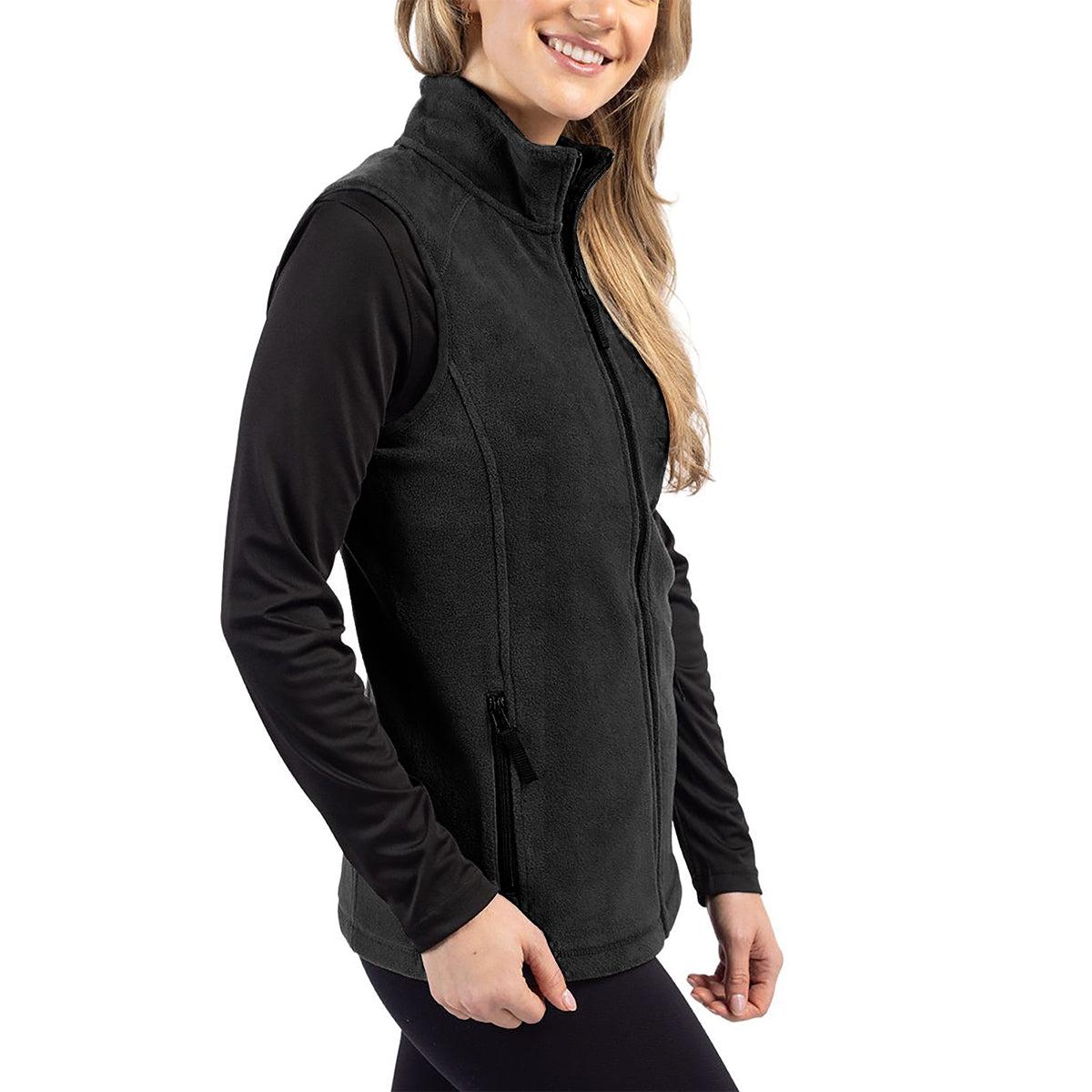 Cutter & Buck Clique Summit Performance Fleece Full Zip Women's Vest Female Product Image