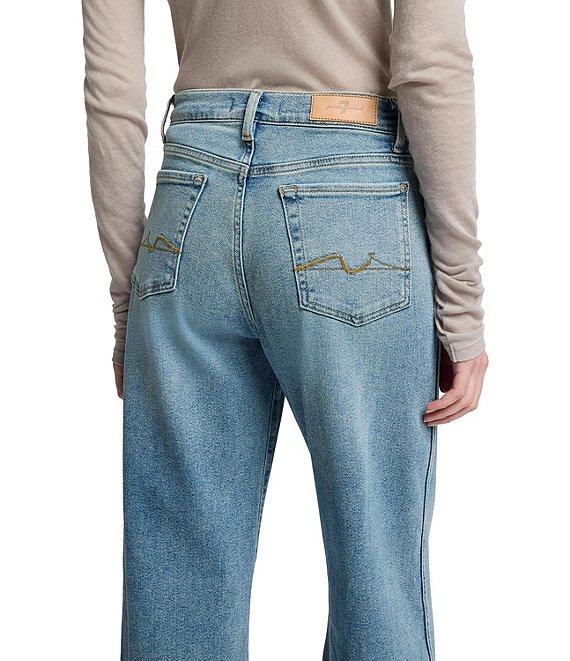 7 For All Mankind Lotta Luxe Vintage High Rise Wide Leg Jeans Product Image