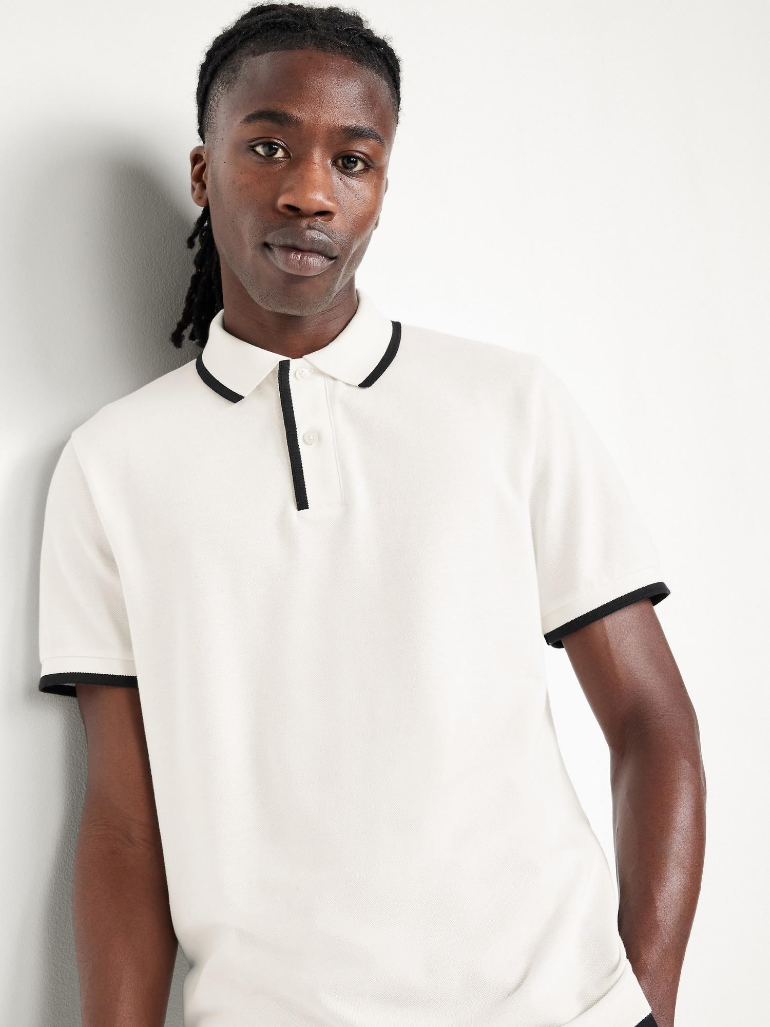 Mens Basic Custom Slim-Fit Mesh Polo Shirt Product Image