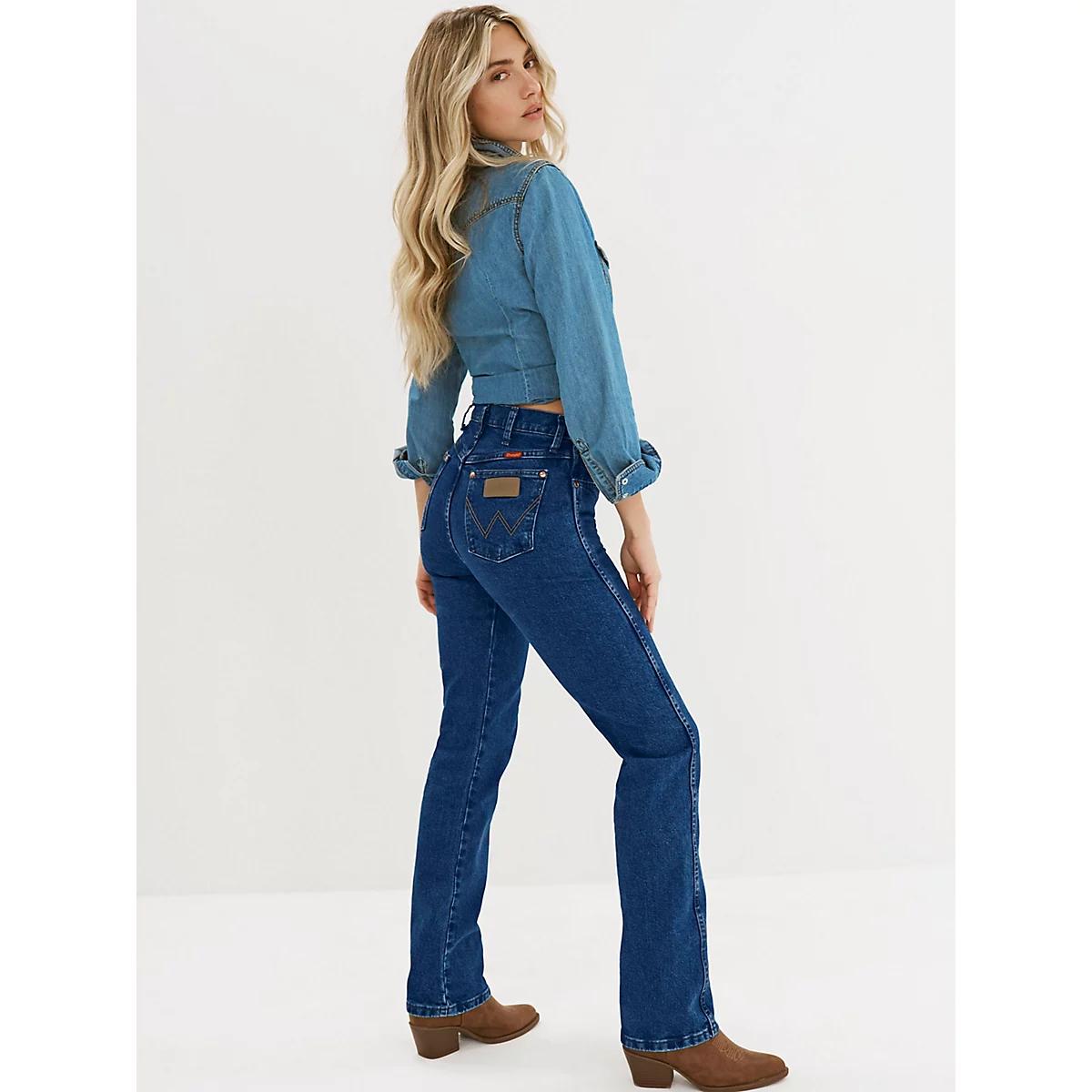 Women's Wrangler® Cowboy Cut® Slim Fit Jean in Prewash Indigo Product Image