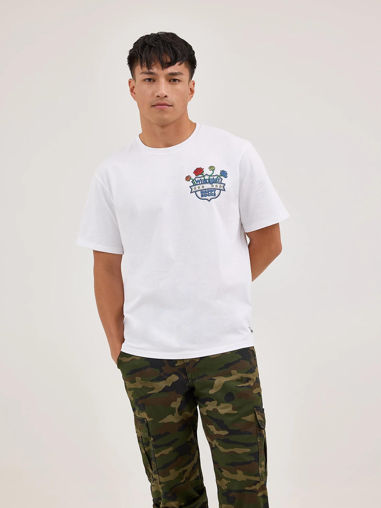 Wrangler® x Happy Socks Rose Crest T-Shirt | Men's T-Shirts & Henleys | Wrangler® Product Image