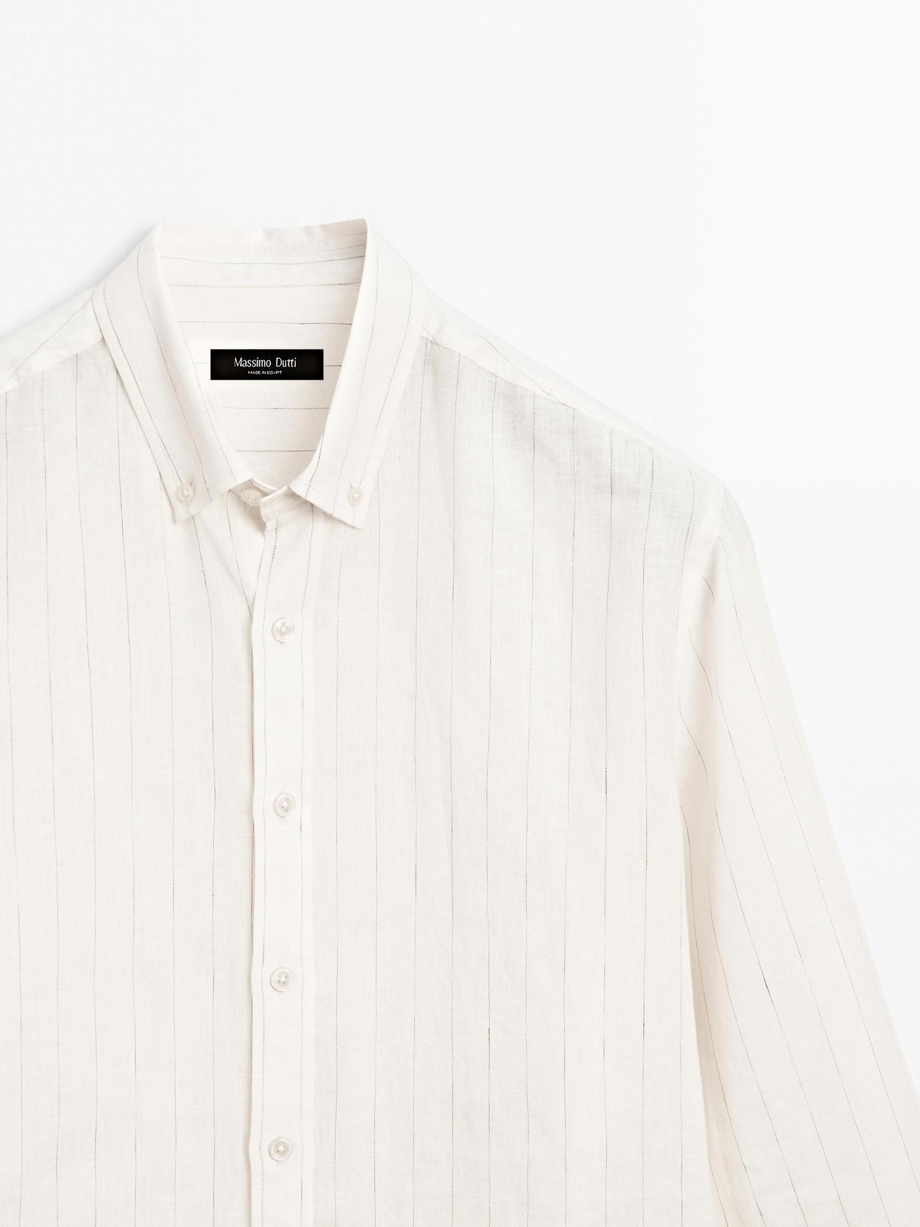 Regular fit pinstripe shirt Product Image