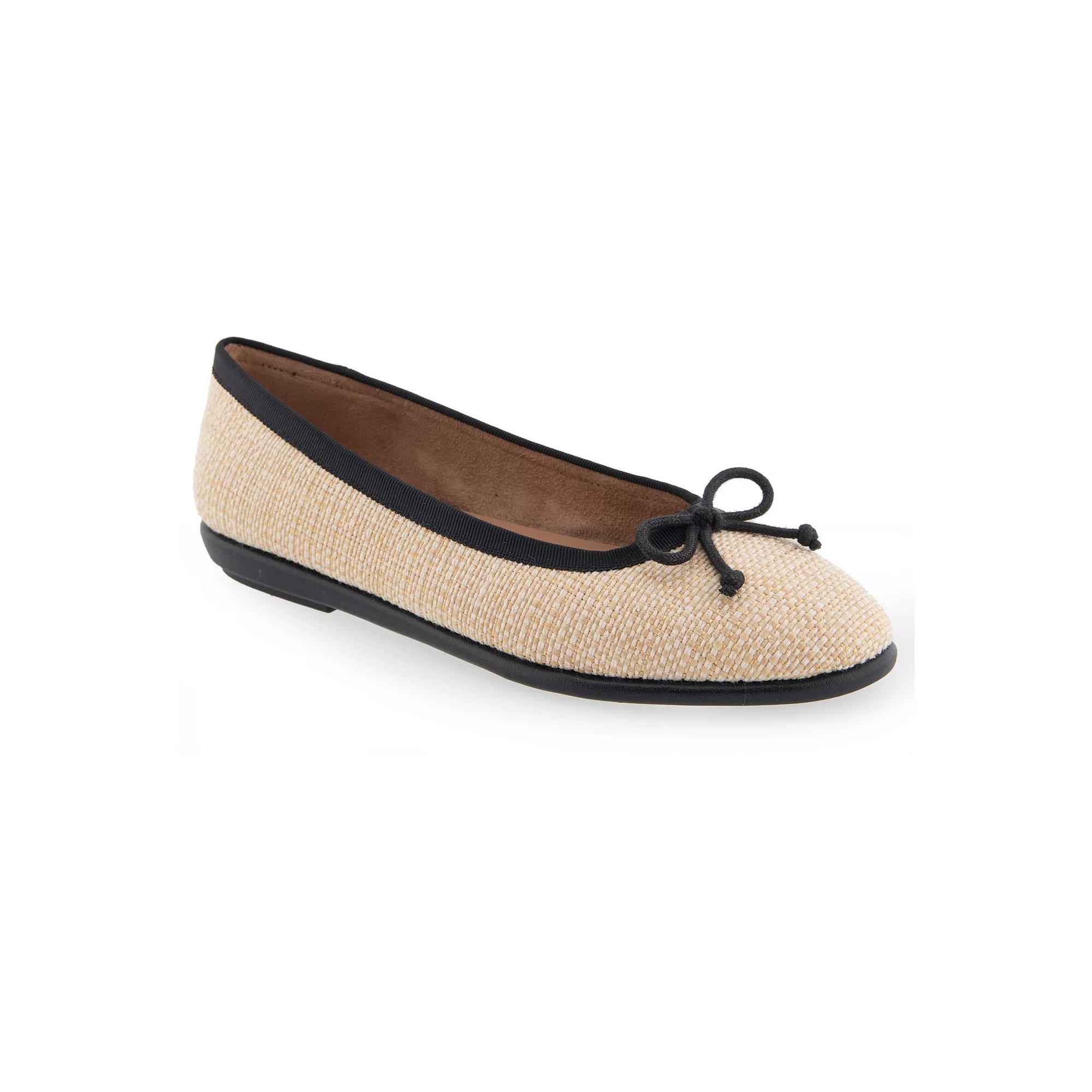 Aerosoles Homebet Women's Raffia Ballet Flats, Size: 10.5, Natural Raffia Product Image