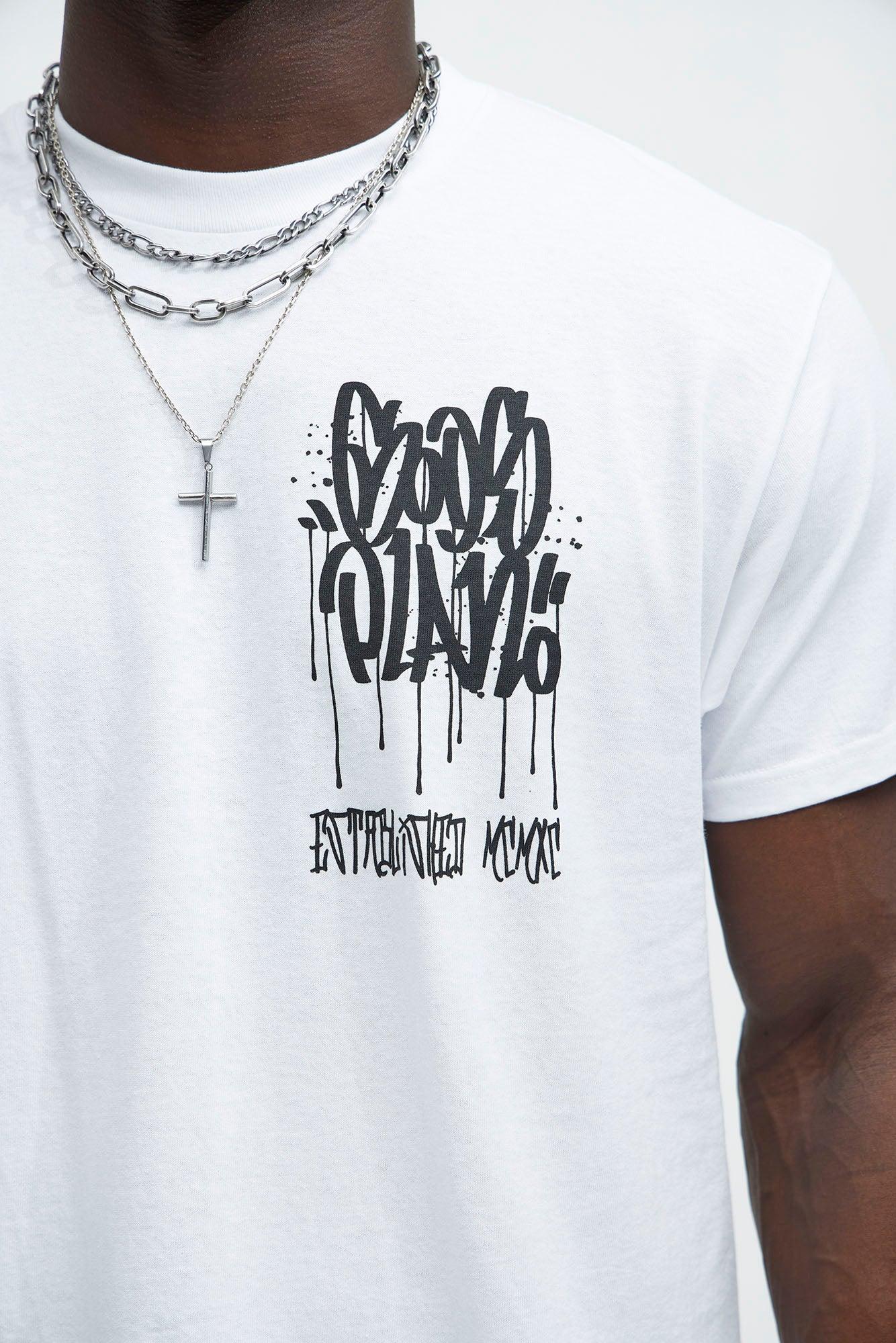 All Part Of Gods Plan Short Sleeve Tee - White Product Image