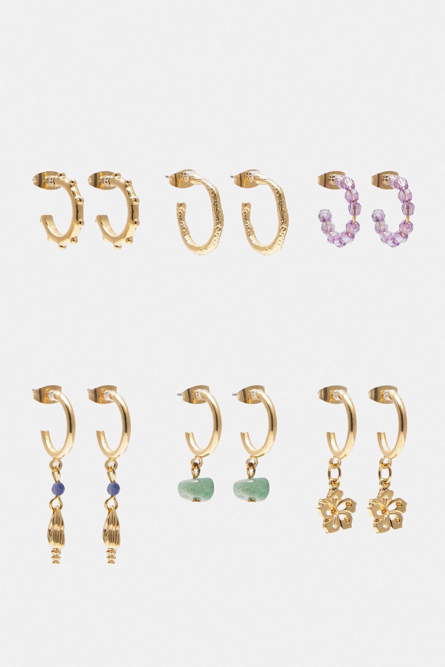 Pack of 6 pairs of earrings Product Image