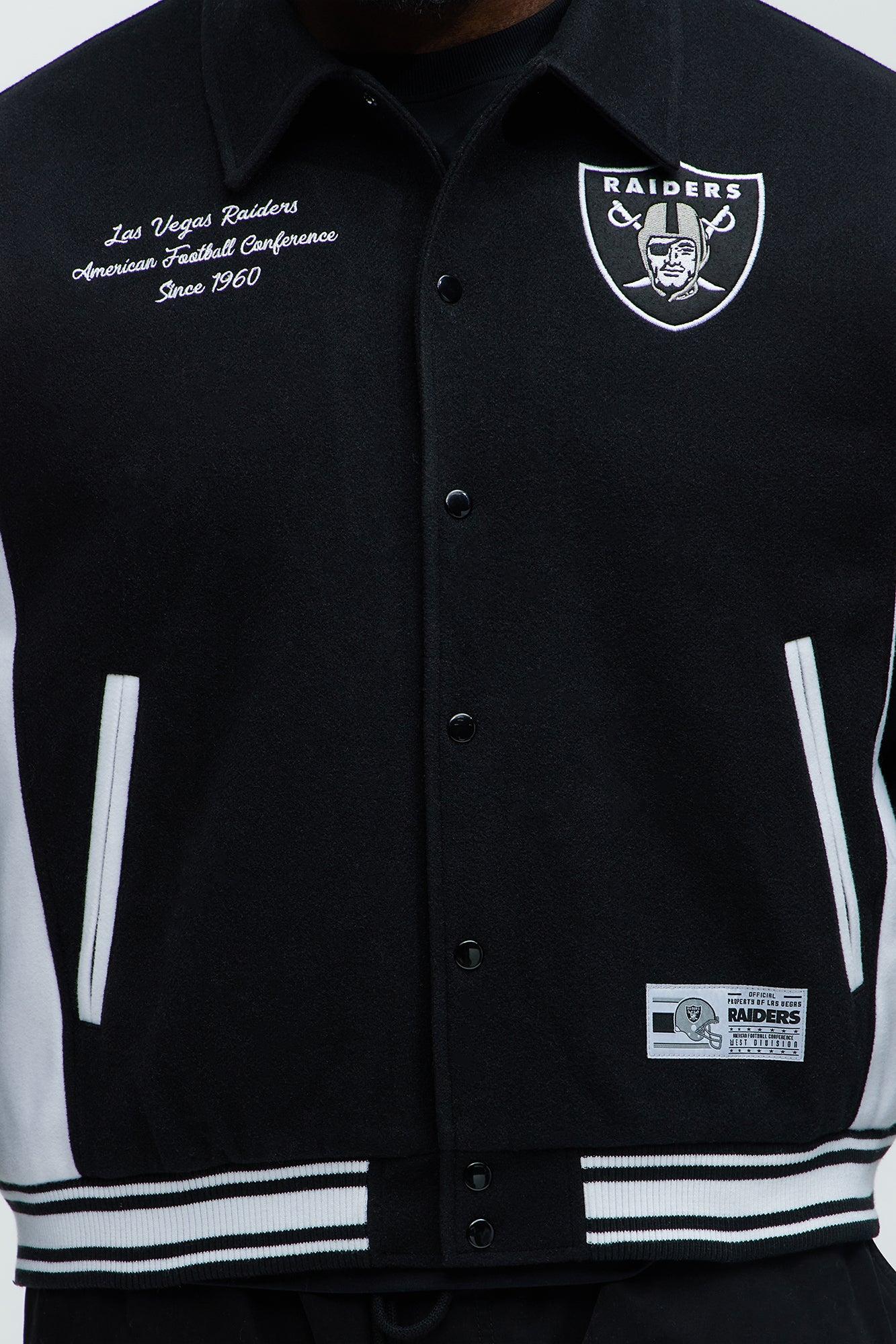 Raiders Air Supremacy Jacket - Black/White Male Product Image
