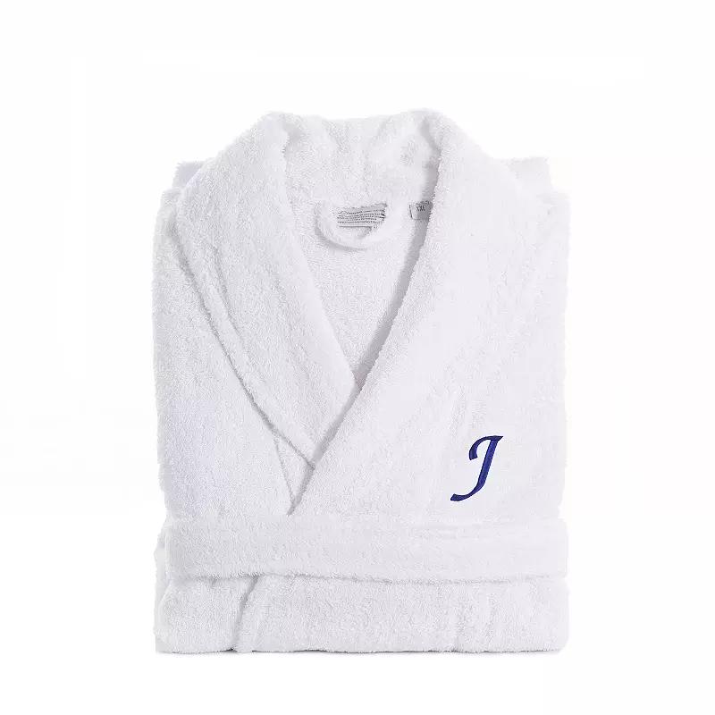 Linum Home Textiles Turkish Cotton Personalized Unisex Embroidered Terry Bathrobe, Adult Unisex,  Product Image