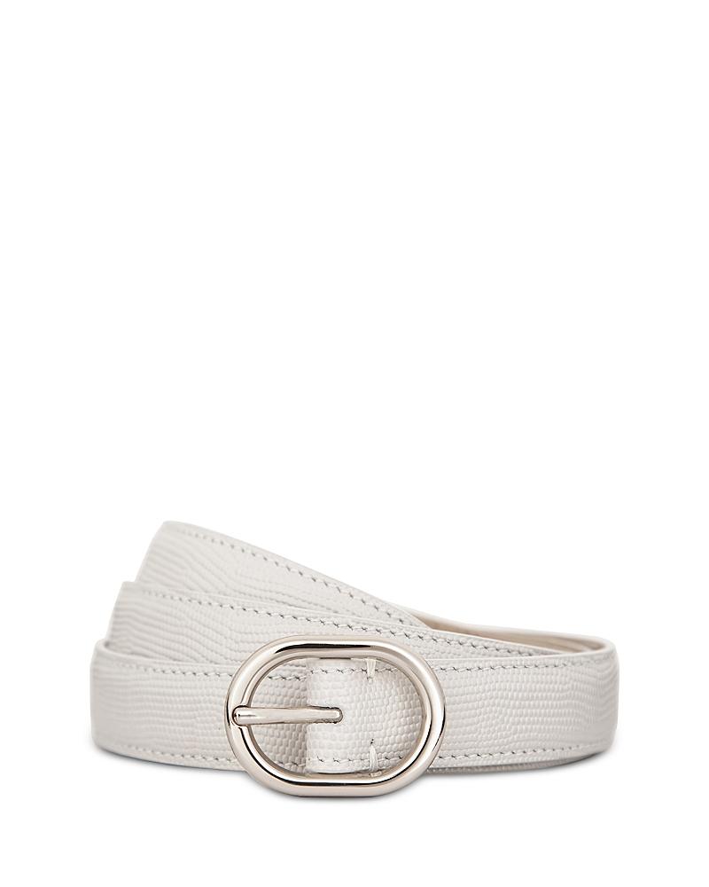 Womens Womens 20mm Stitched Lizard-Embossed Leather Belt Vince Product Image