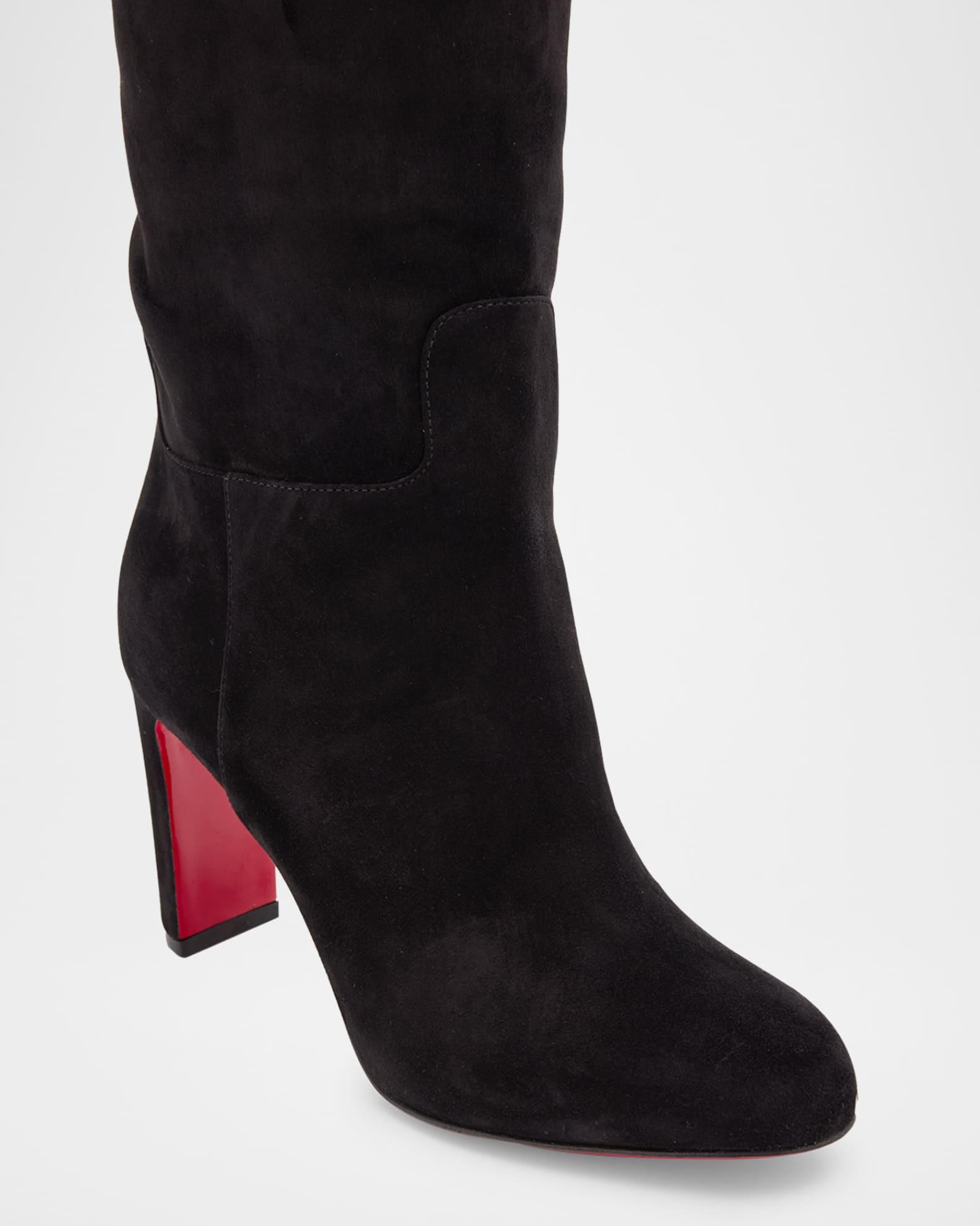 Loo Suede Red Sole Knee Boots Product Image