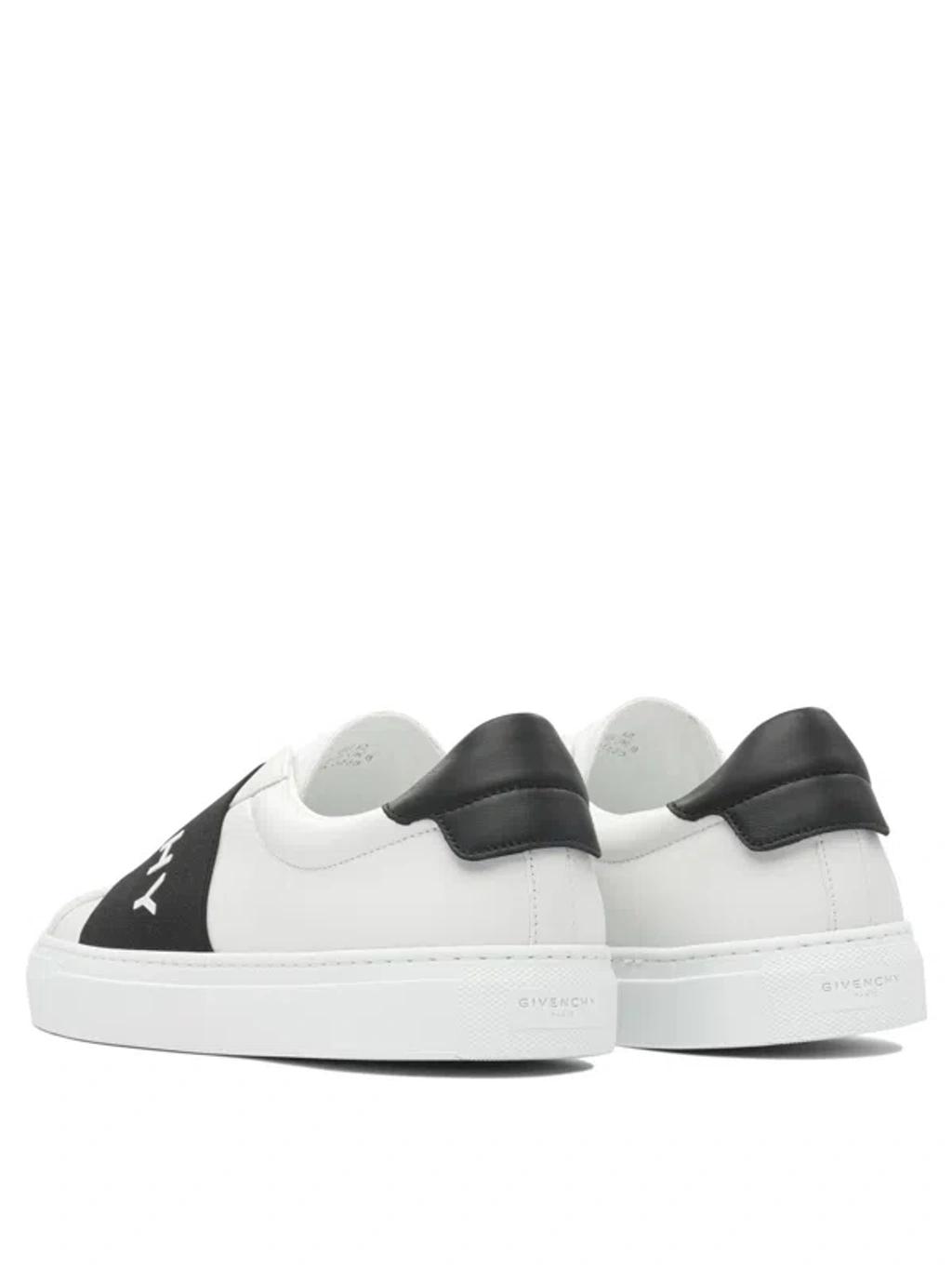 GIVENCHY Urban Street Sneakers In Leather With Elastic Band In Multi Product Image