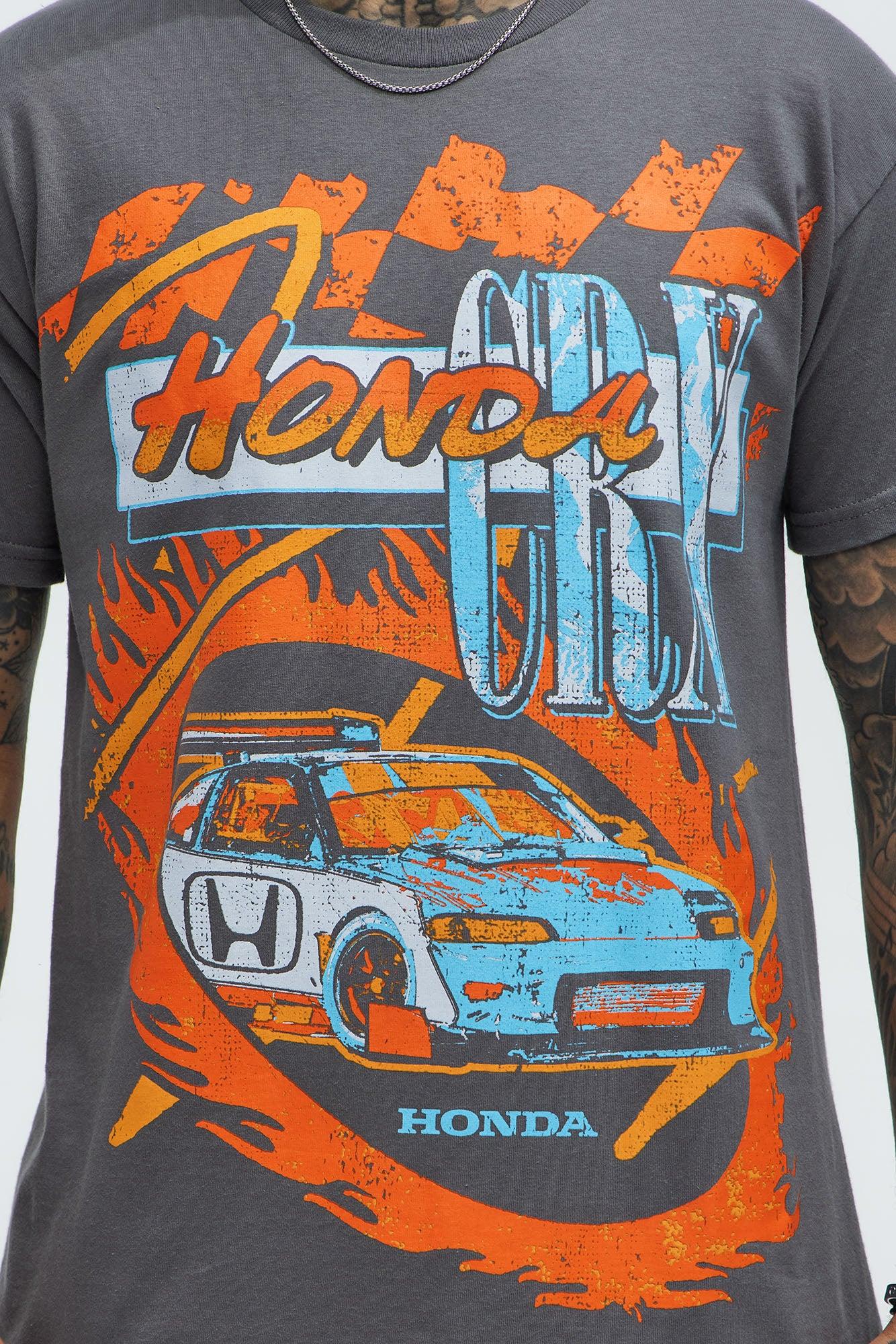 Honda Racing CRX Short Sleeve Tee - Charcoal Product Image
