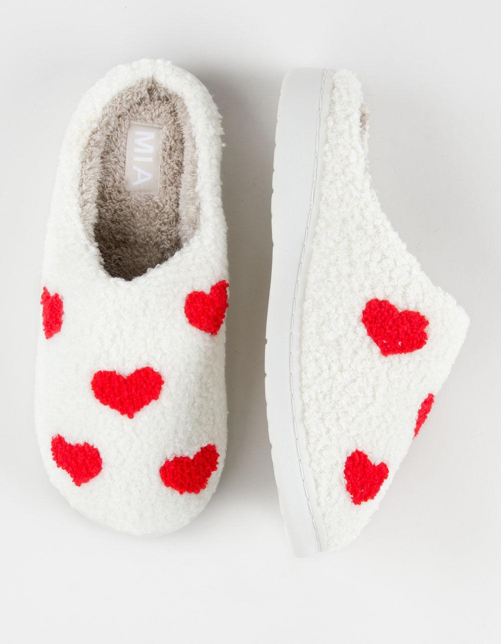 MIA Cozi Heart Clog Slippers - RED Product Image