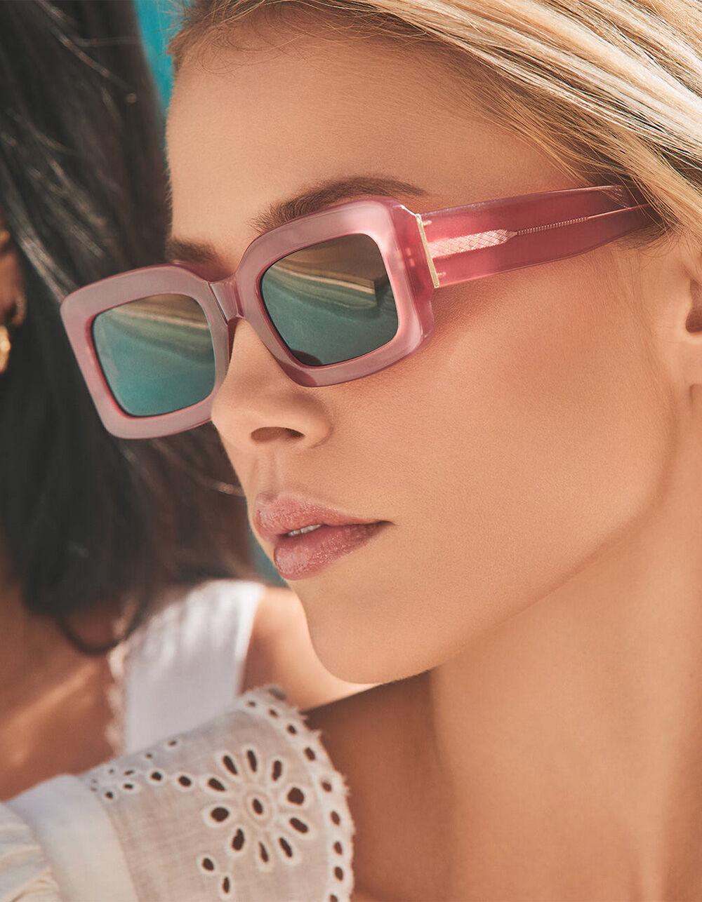 DIFF EYEWEAR Indy Polarized Sunglasses - CORAL Product Image